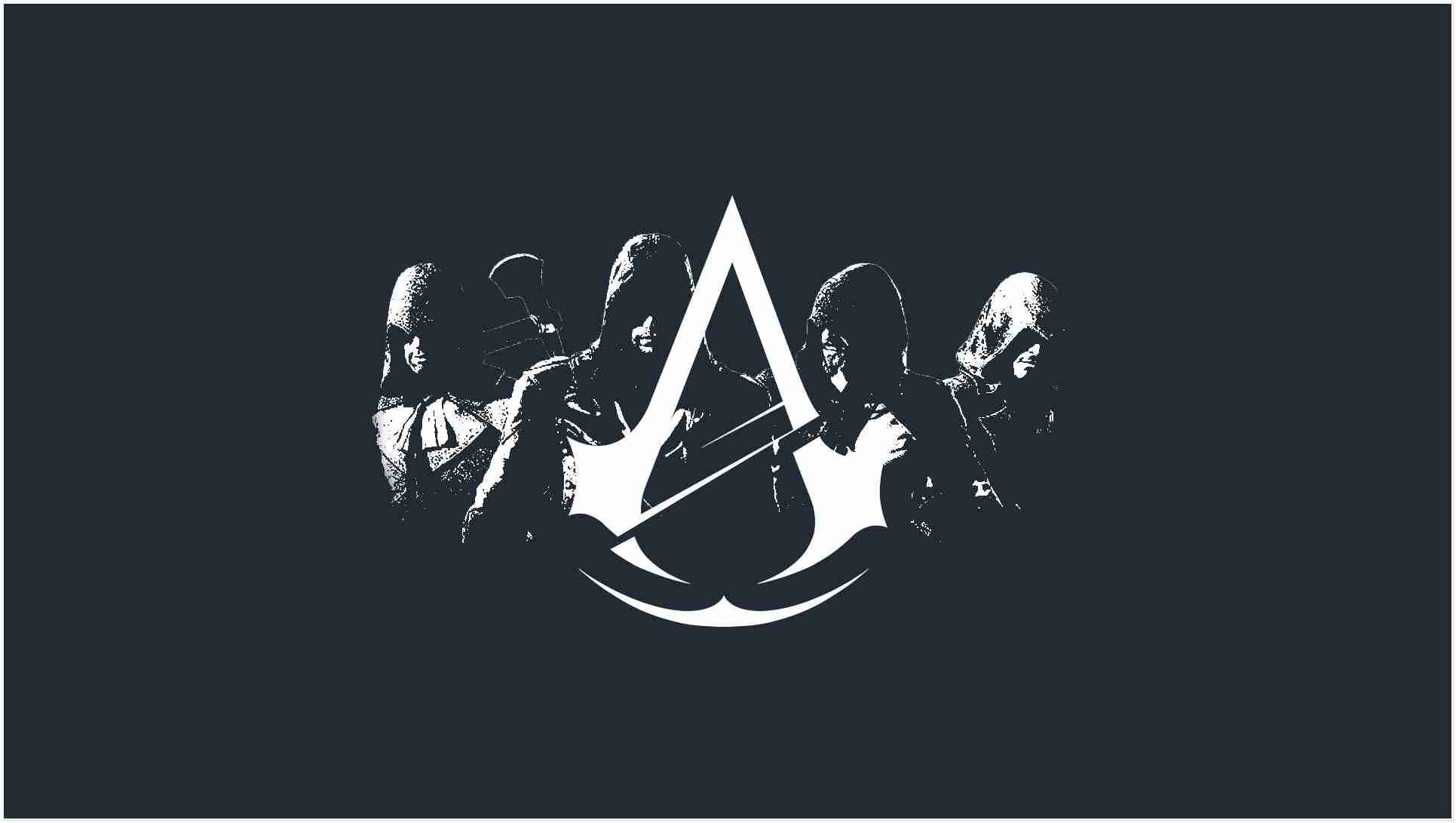 Логотип гри Assassin's Creed Шпалери