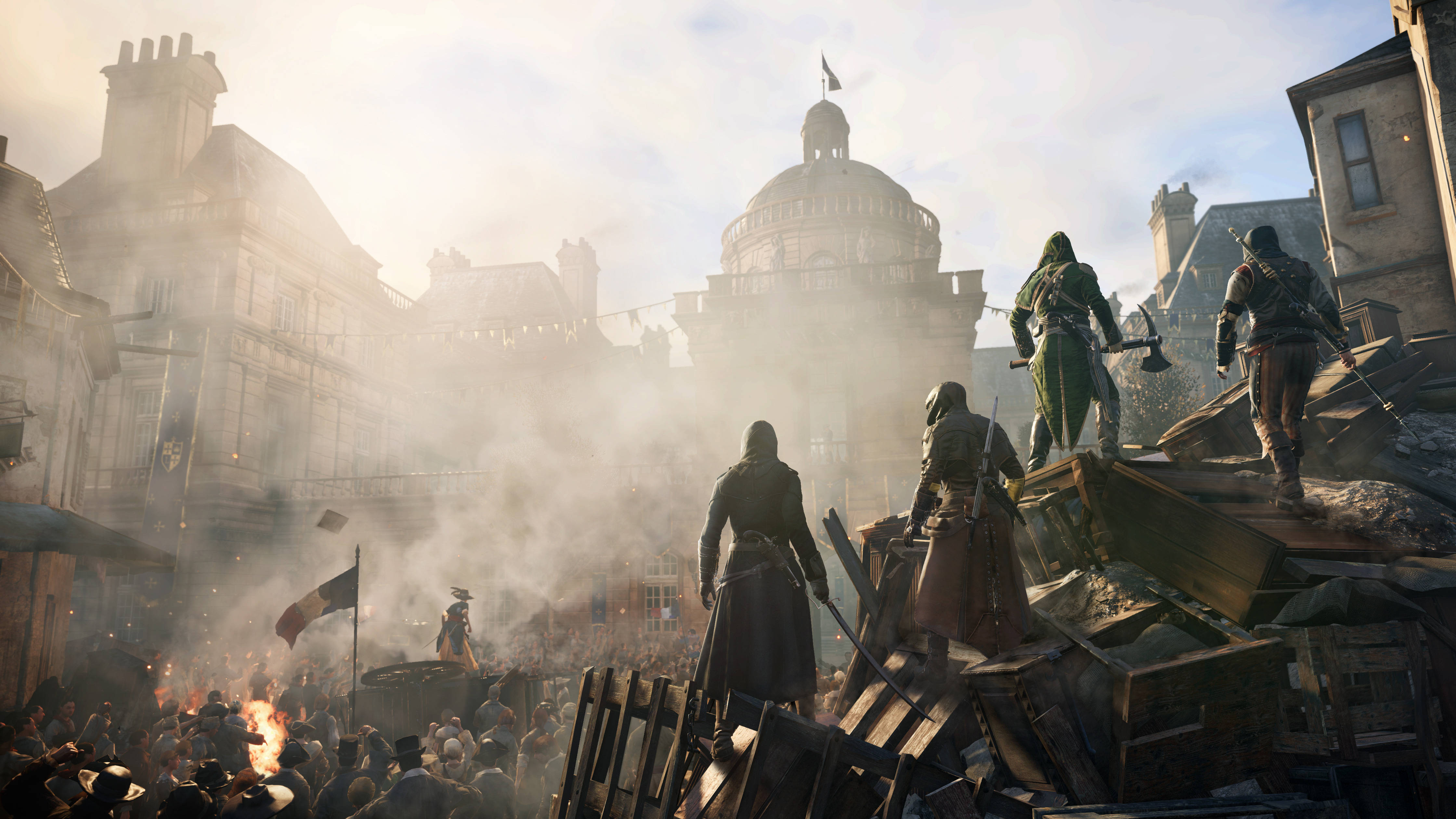 Assassin's Creed Unity Revolution 4K ігровий Шпалери