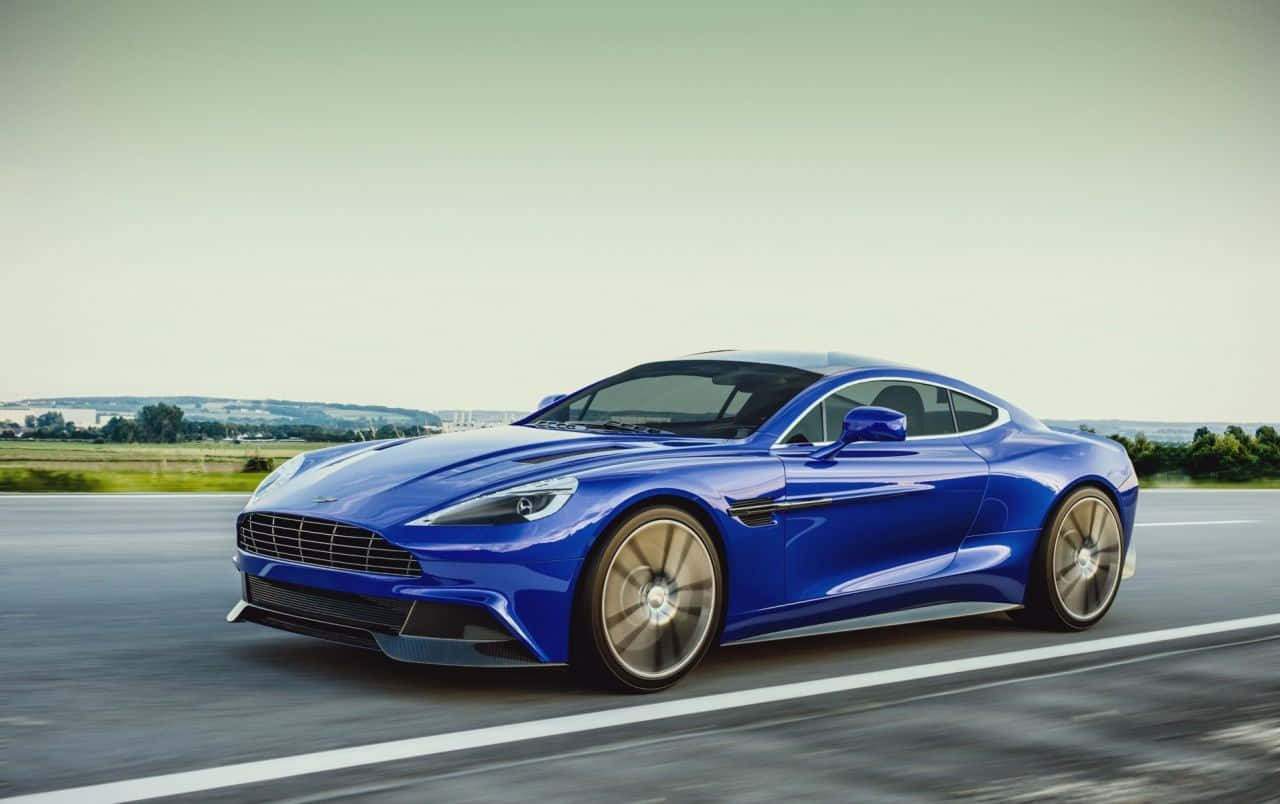 Ощутите мощь и элегантность Aston Martin Vanquish Шпалери