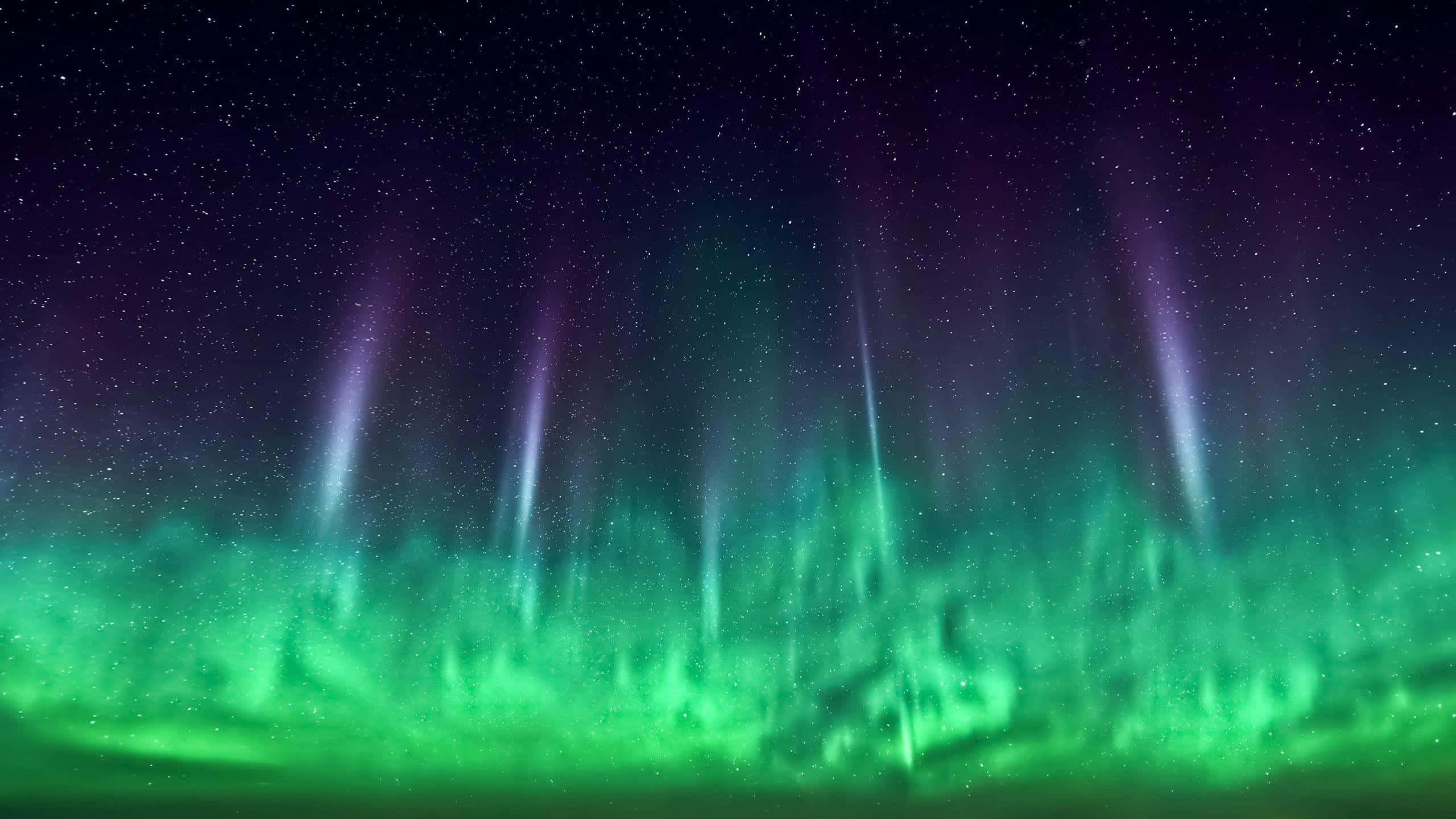 Північное сияние Aurora Borealis MacBook Default Шпалери