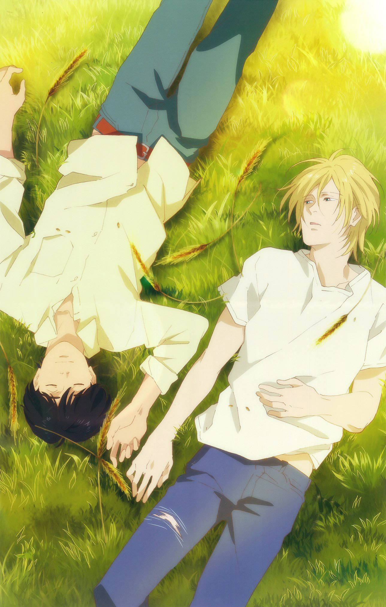Banana Fish Ash Eiji Peace Шпалери