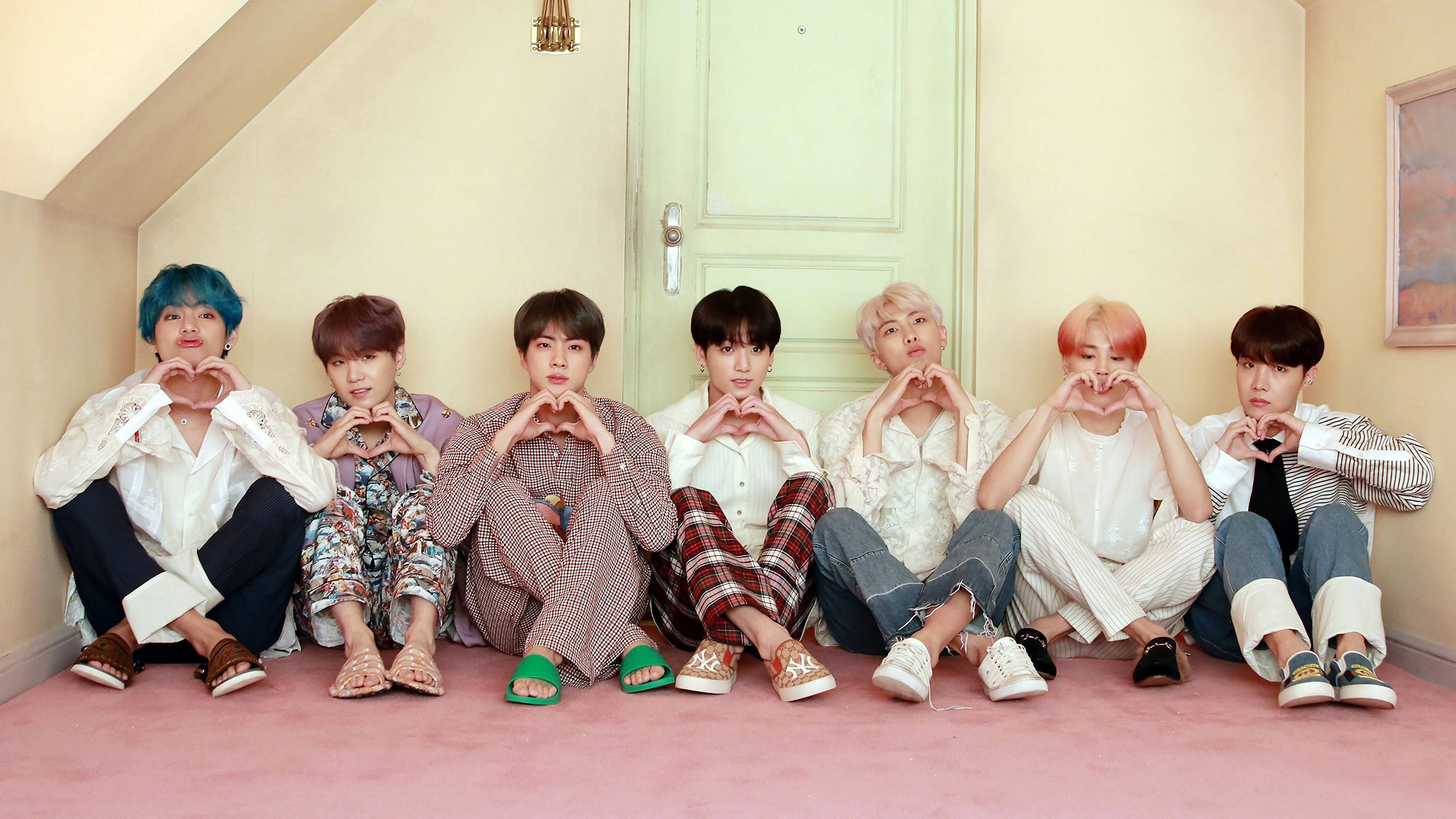 Bangtantv Пастельний BTS Шпалери