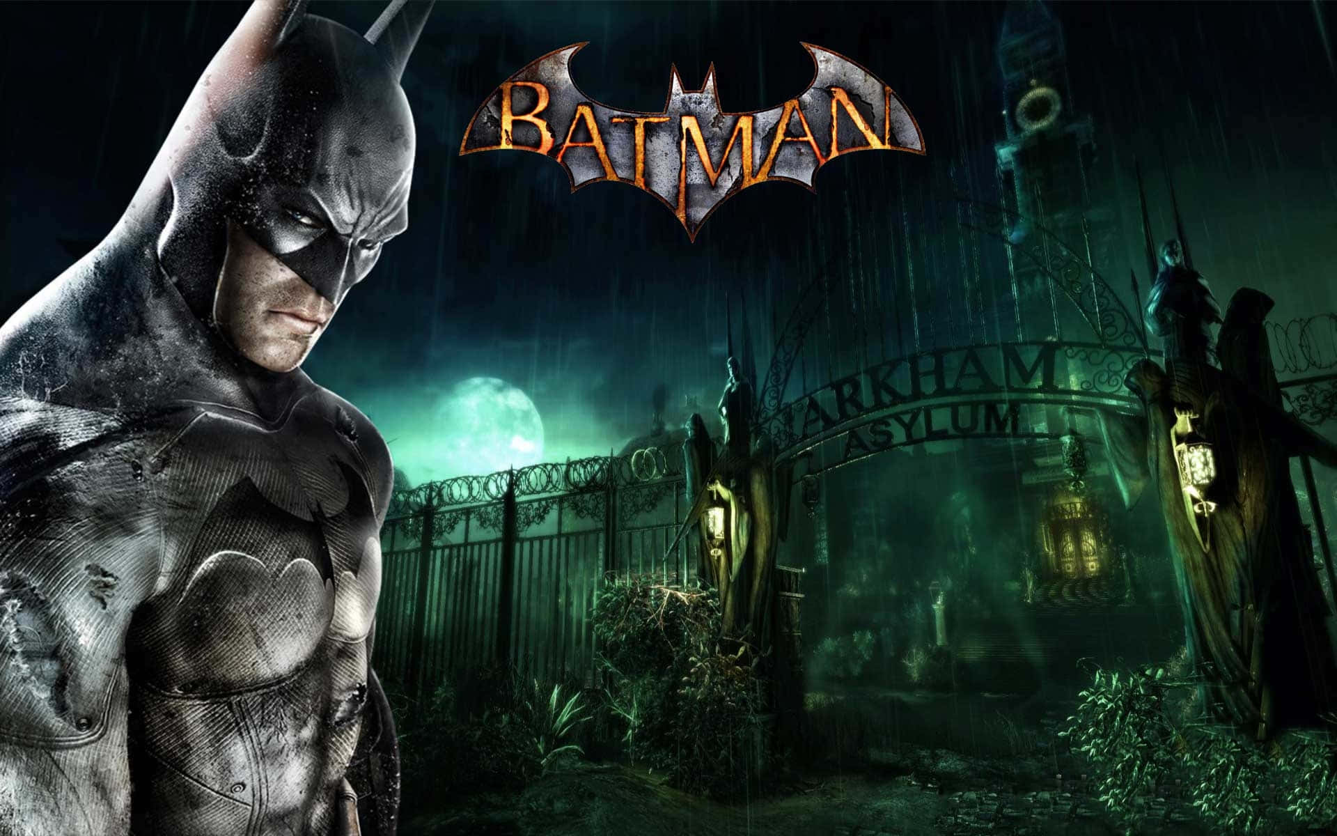 Постер пригодницької гри Batman Arkham Asylum Шпалери