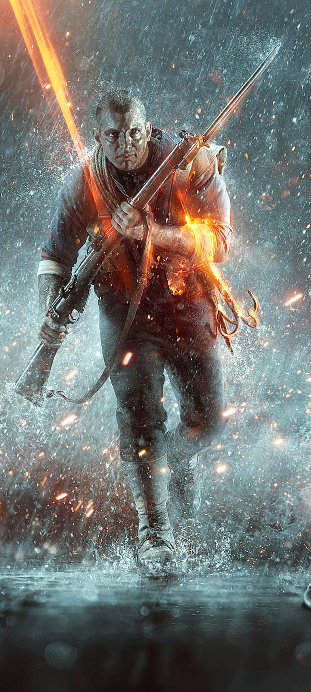 Battlefield Phone Clyde Blackburn Шпалери