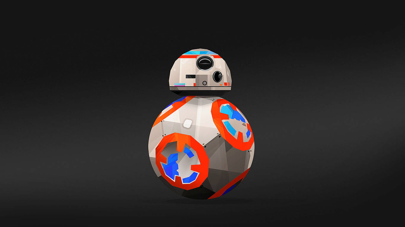Дроїд BB8 Червоні Кола Шпалери