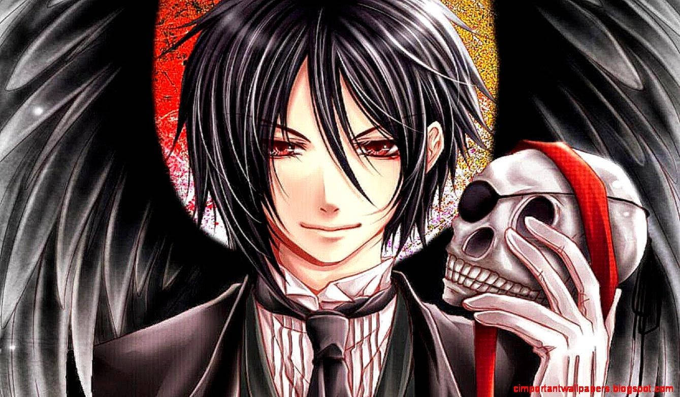 Аніме-хлопець - Себастьян із серіалу Black Butler Шпалери
