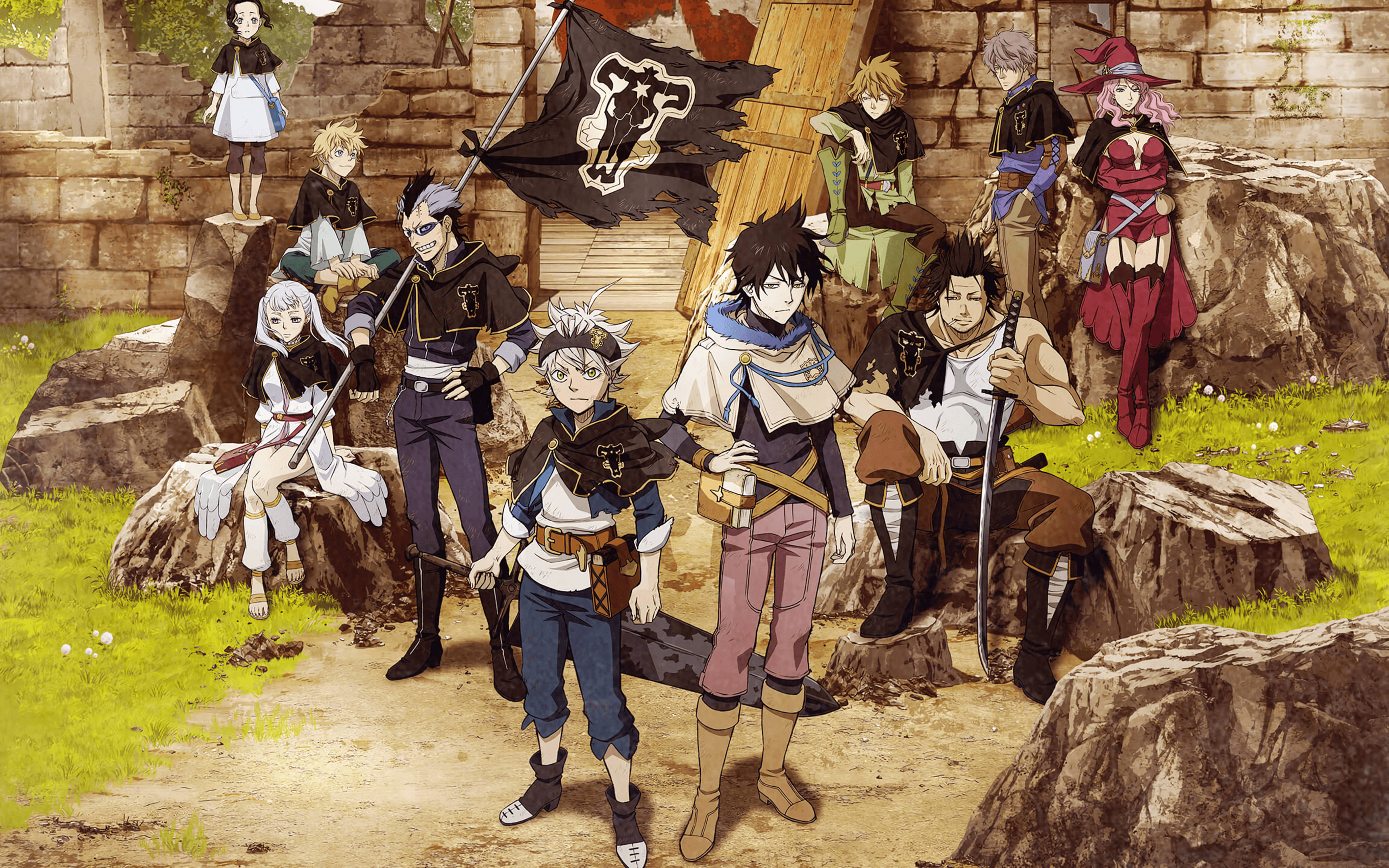 Загін Black Clover 4K Шпалери