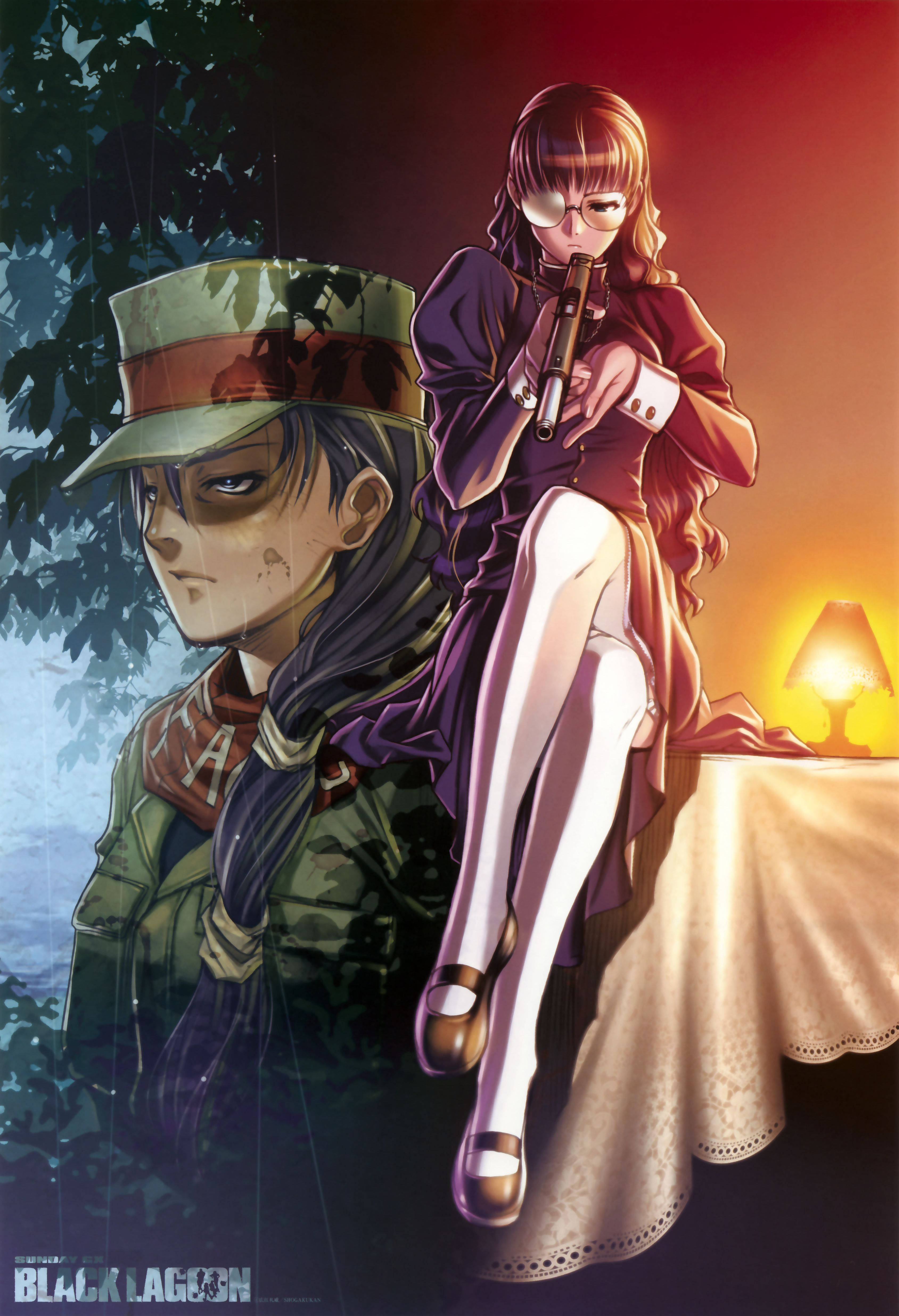 Роберта Black Lagoon Шпалери