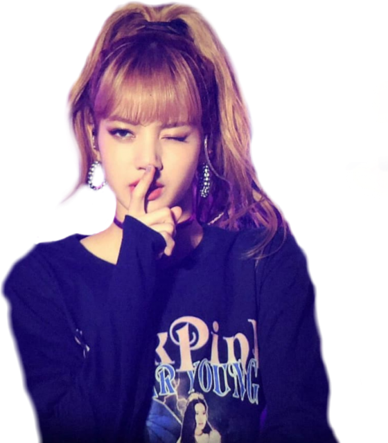 Blackpink учасниця з жестом «тихо» Шпалери