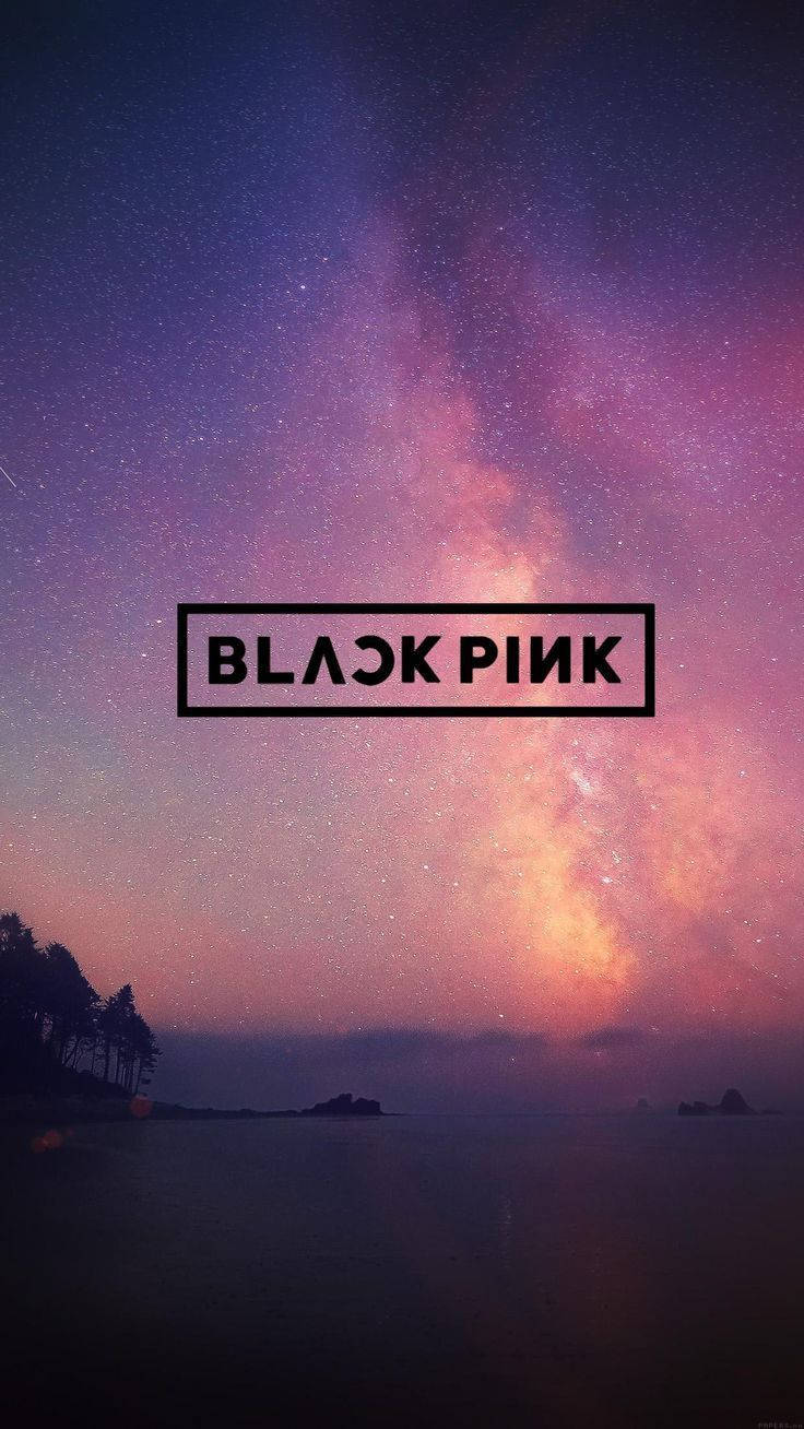 Футуристичний логотип корейської поп-сенсації Blackpink Шпалери