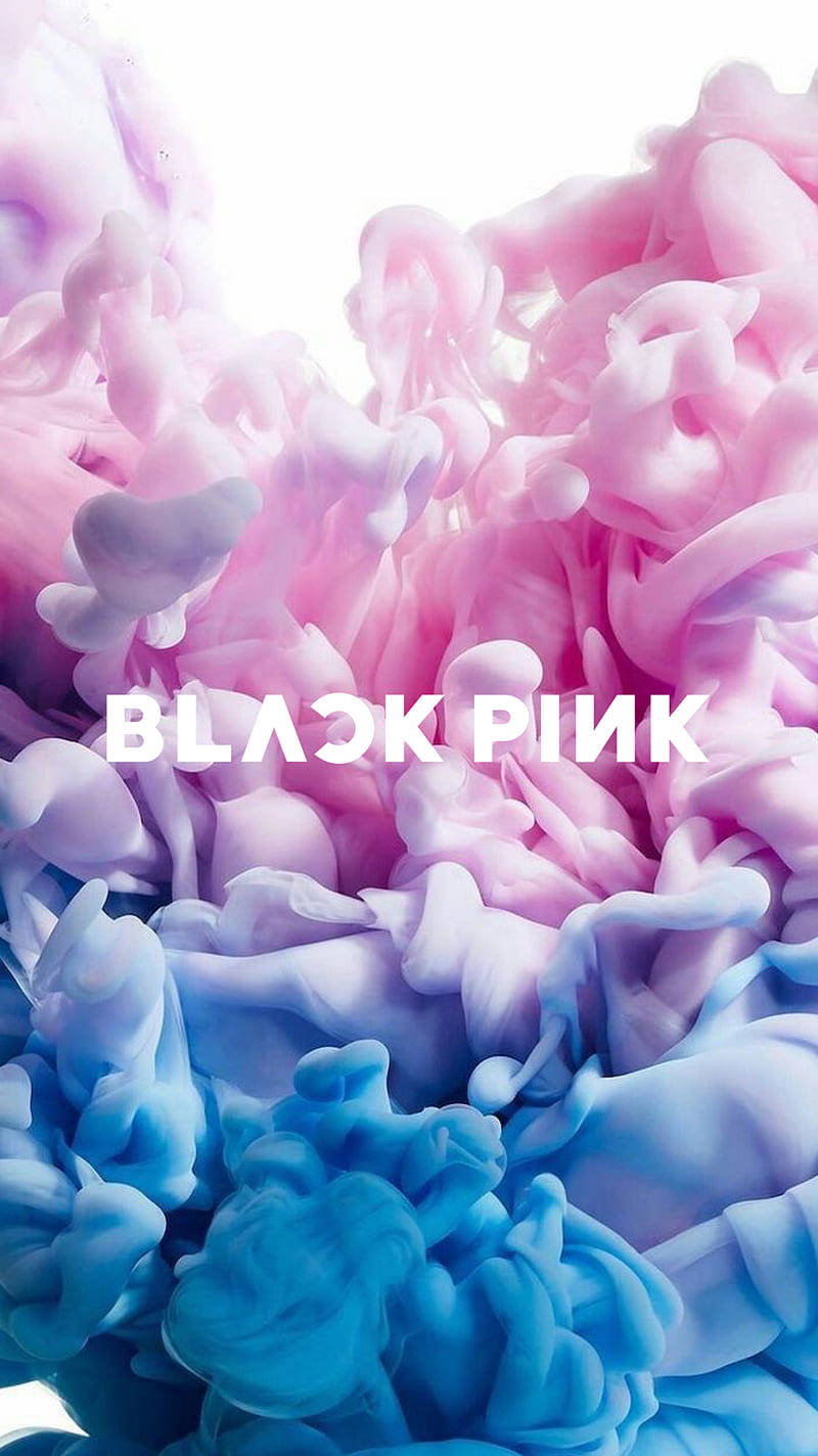 Логотип Blackpink у пастельному димі Шпалери