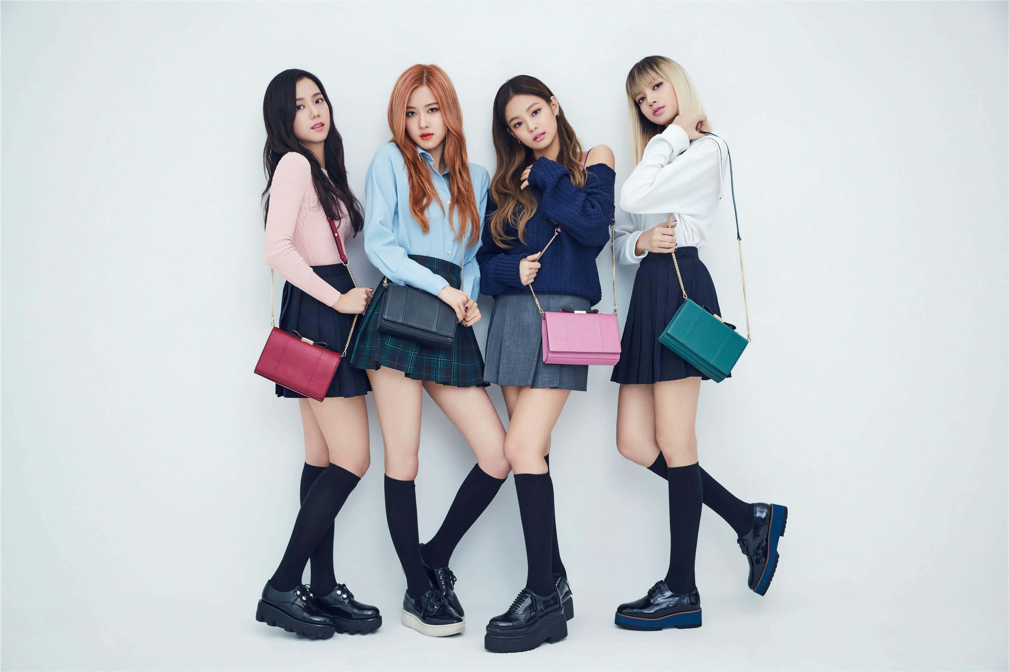 Blackpink — K-Pop сенсація, що надихає та підтримує шанувальниць по всьому світу Шпалери