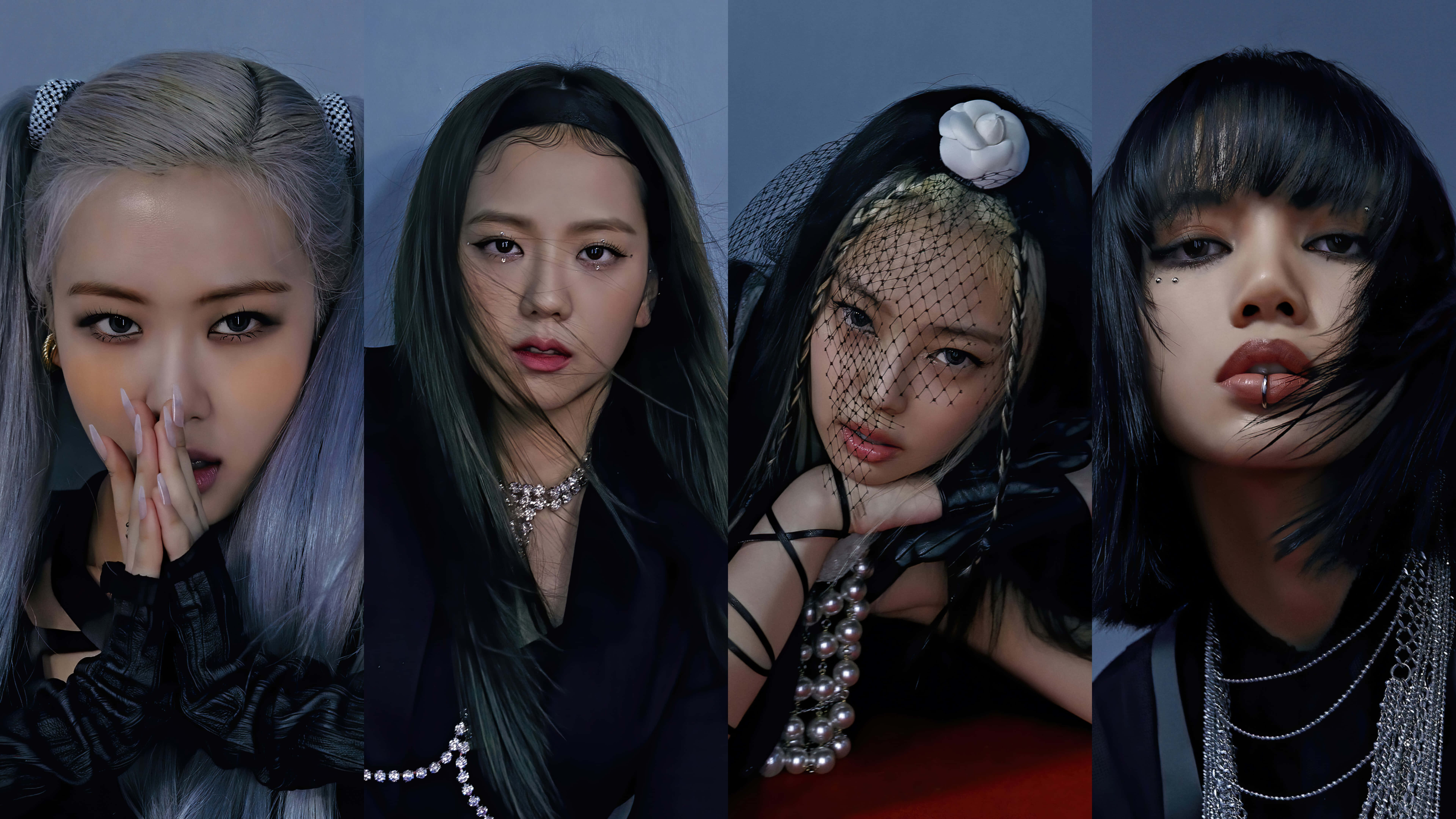 BLACKPINK Стильно Відриваються — Виглядають Модно та Круто Шпалери