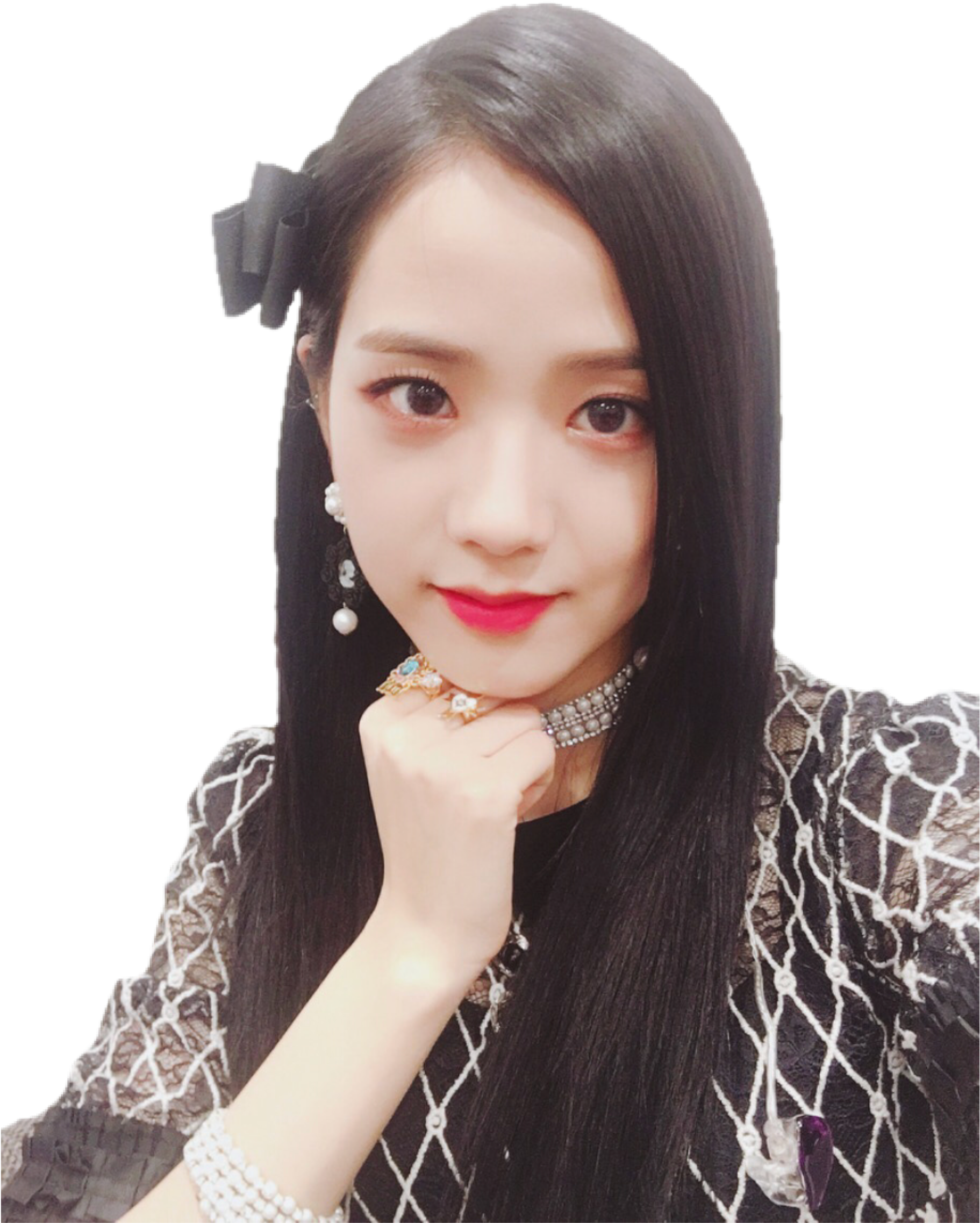 Елегантный портрет участницы Blackpink Шпалери