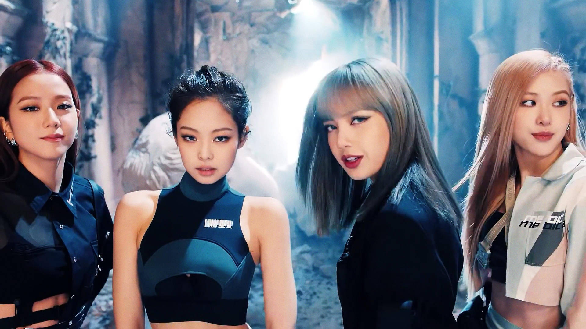 Blackpink У димному середовищі шпалери