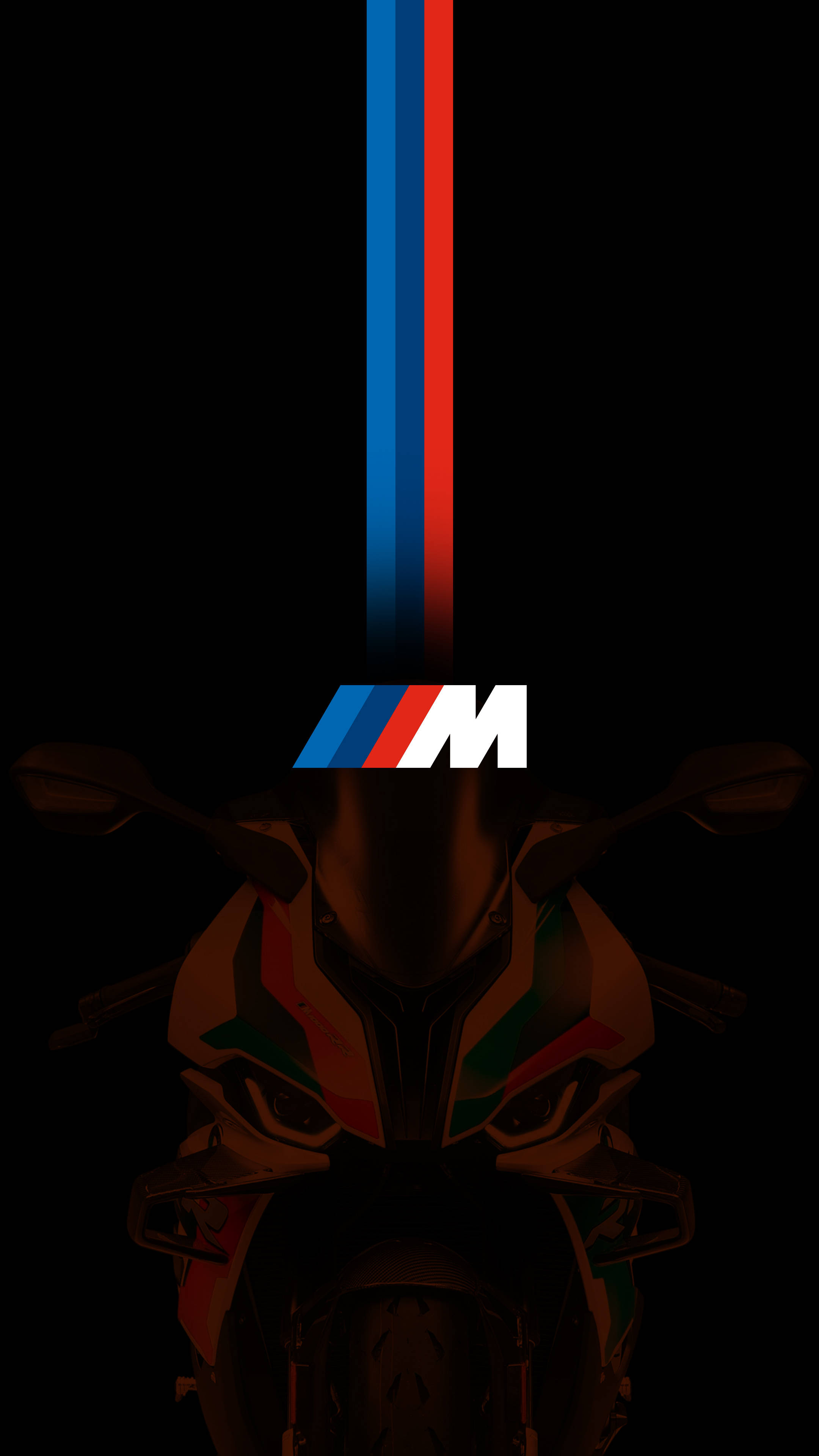 Мотоцикл з логотипом BMW M Шпалери