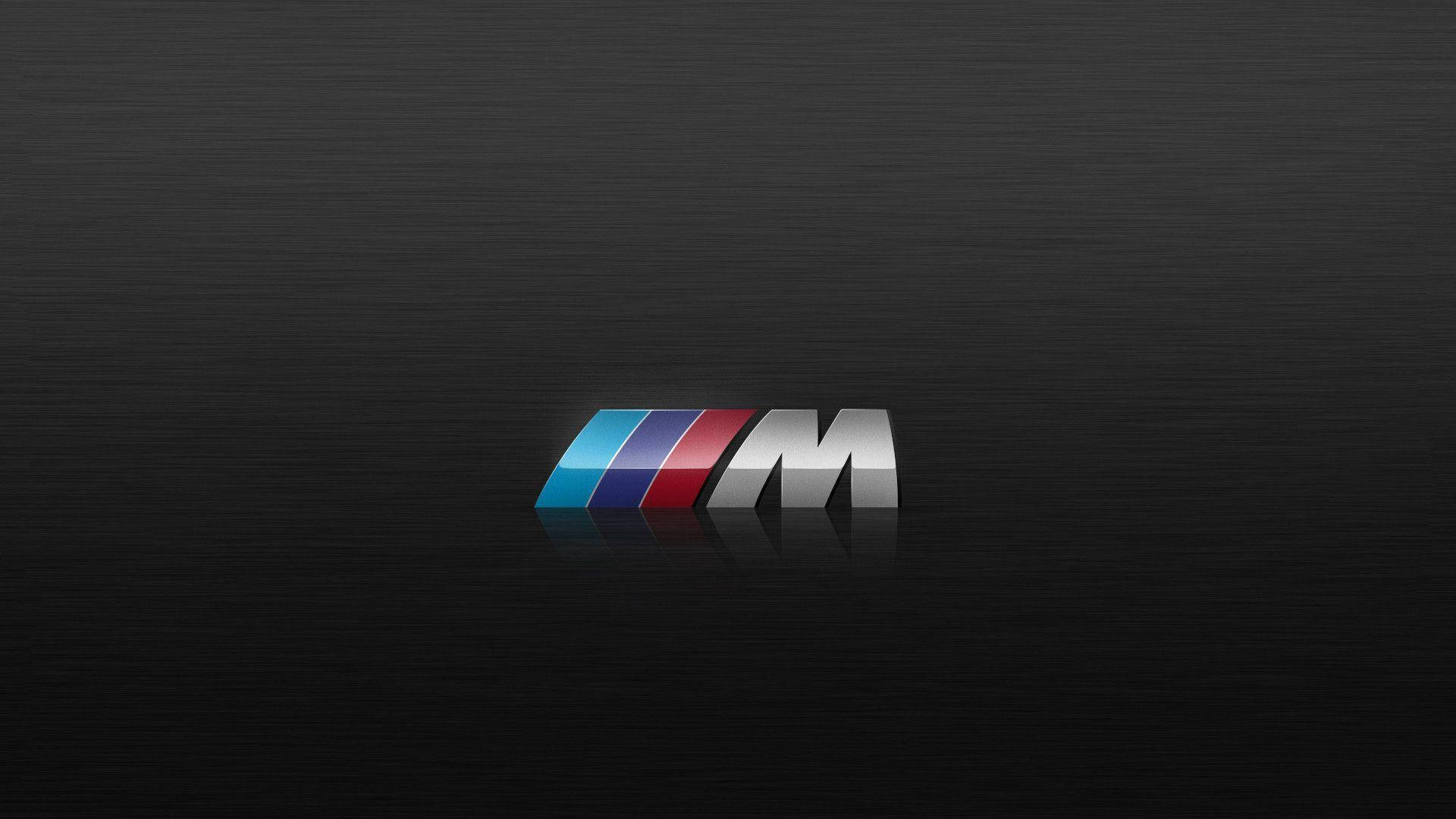 BMW M Логотип Чорна Текстура Дерева Шпалери