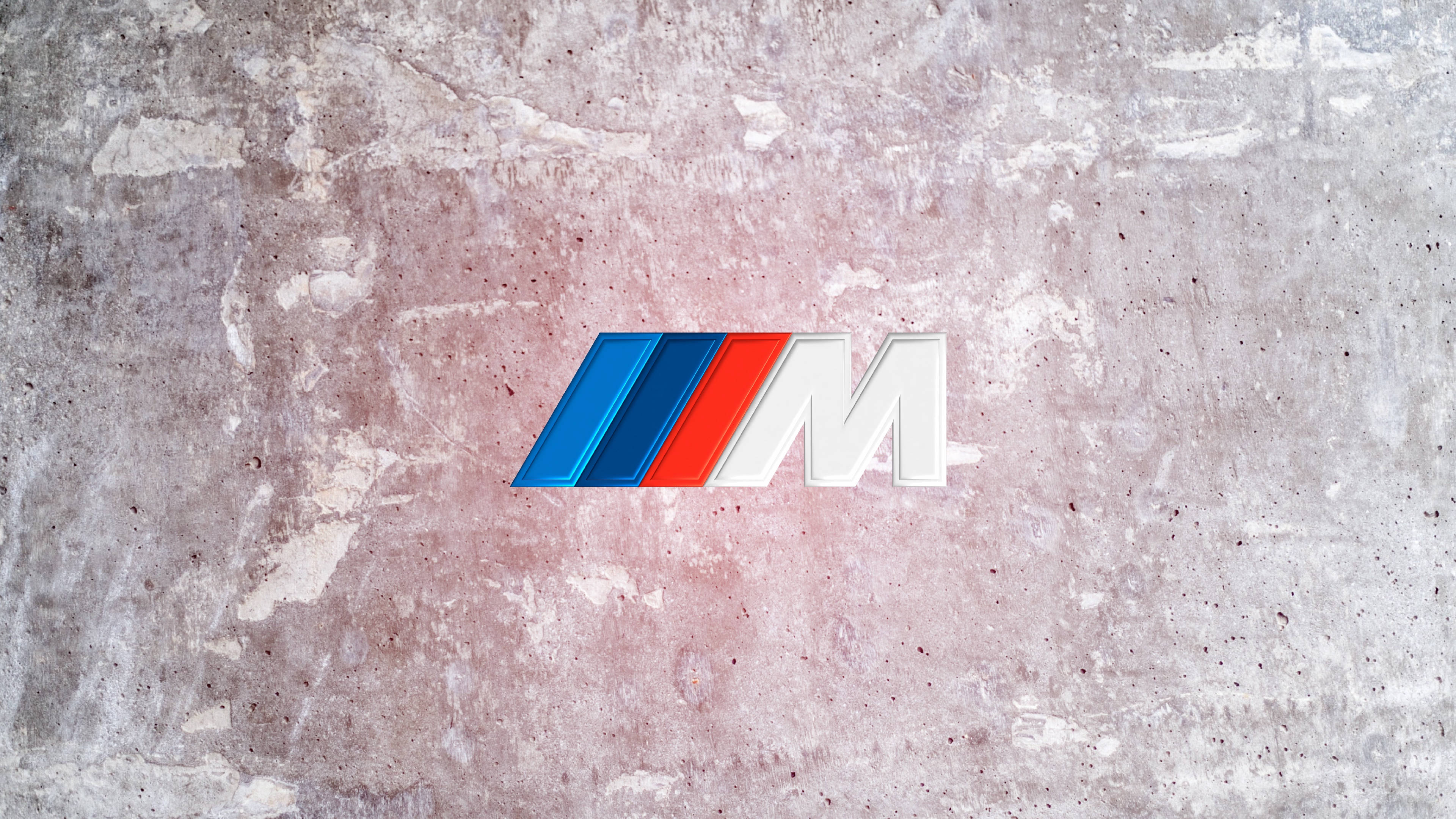 Текстура бетона с логотипом BMW M Шпалери