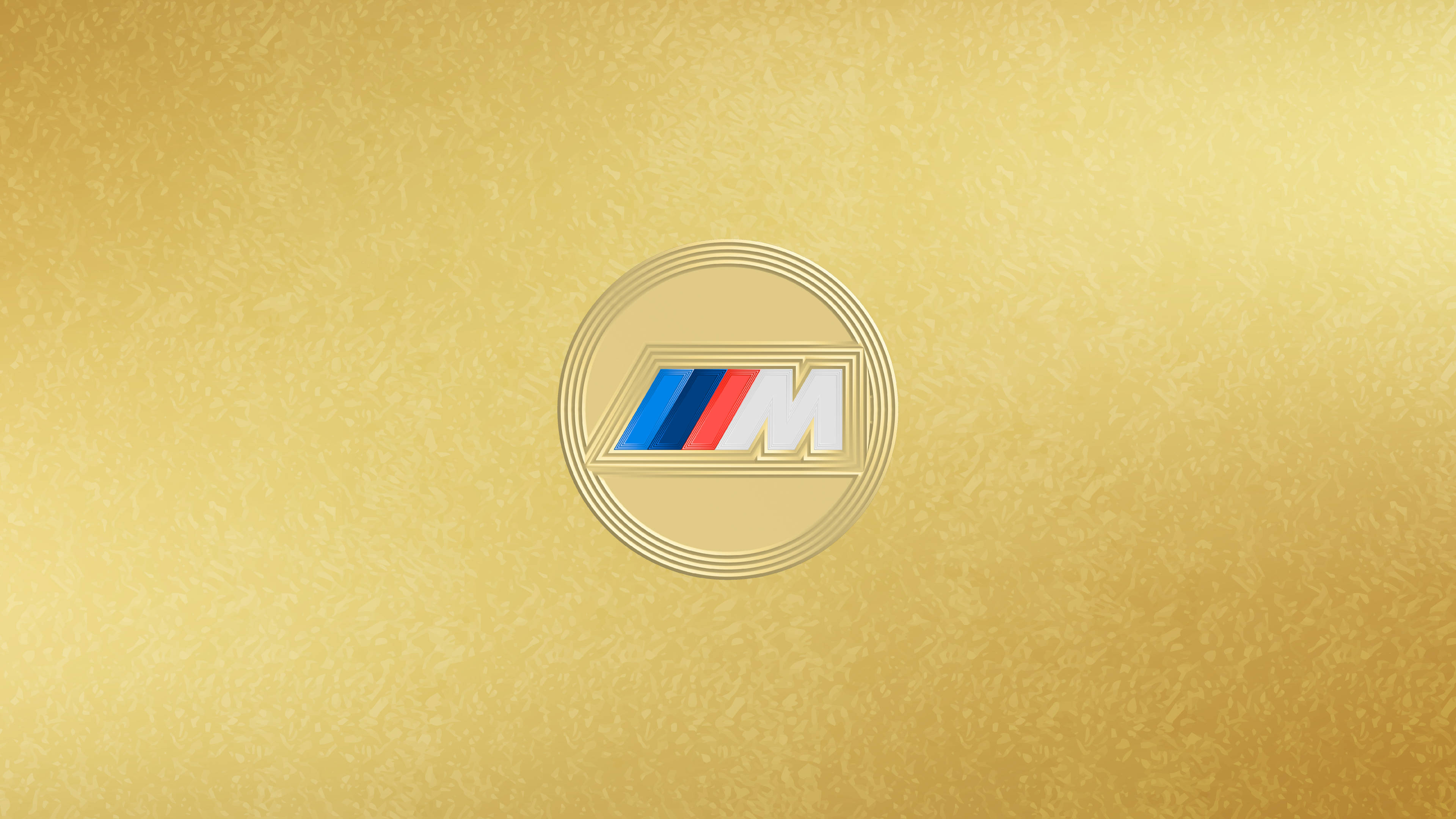 BMW M логотип золотий Шпалери