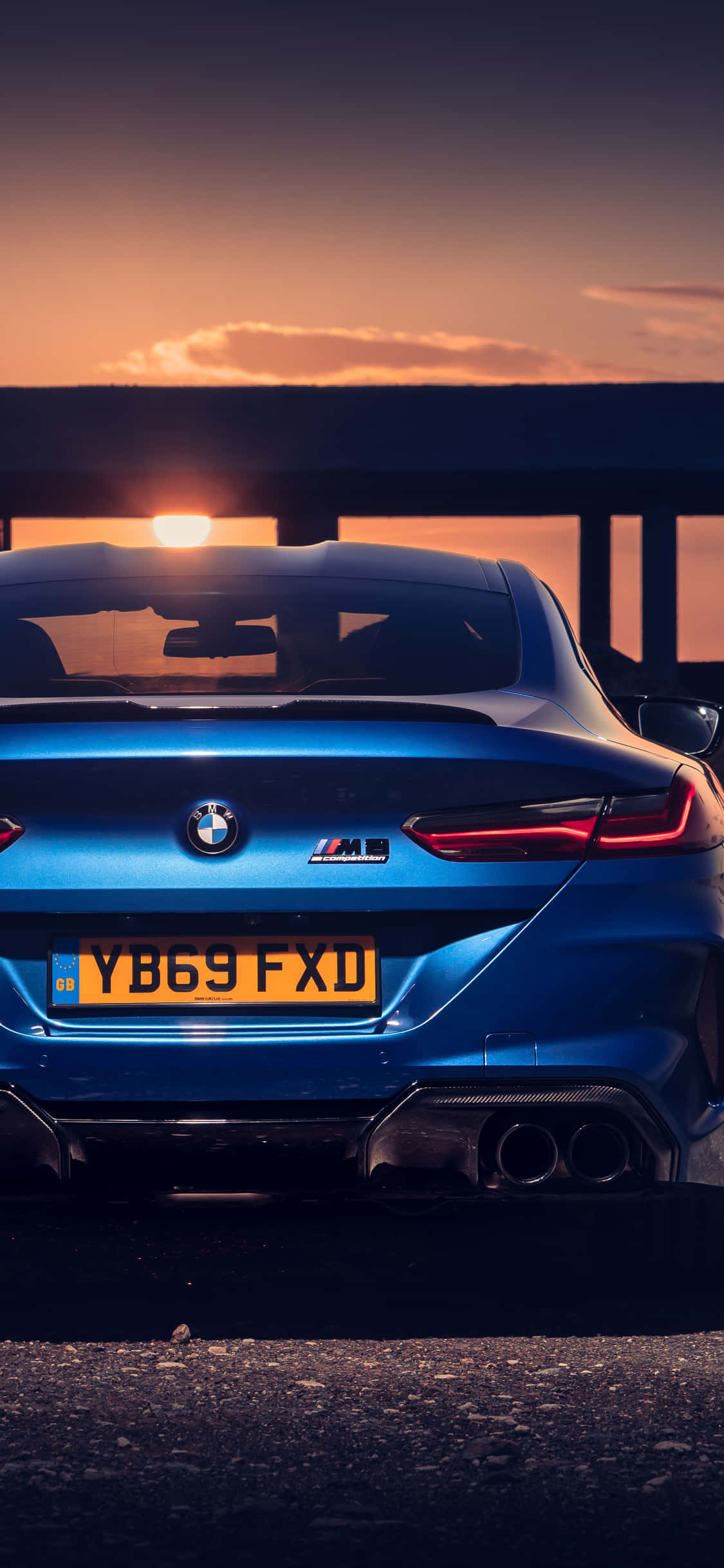 BMW Планшет Металлик Синий M8 Шпалери