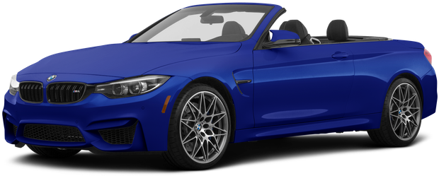 Синій BMW Кабріолет збоку Шпалери