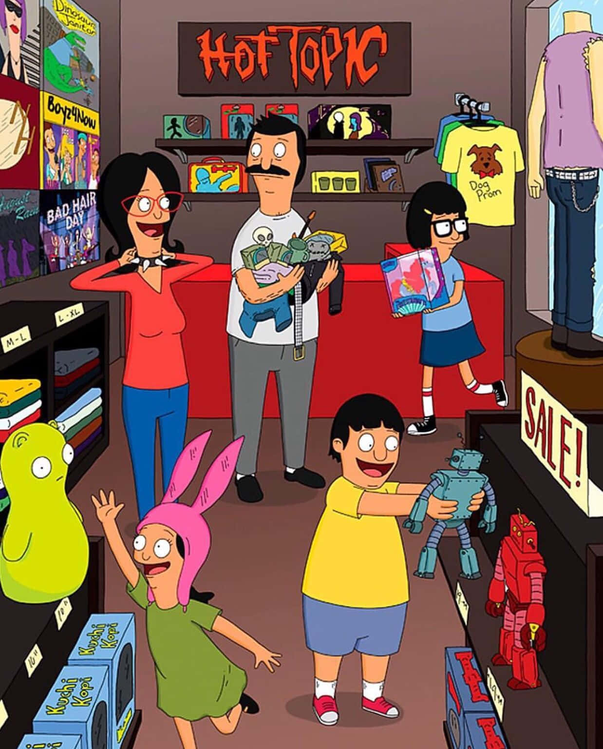 Сімейні веселощі у Bob’s Burgers Шпалери
