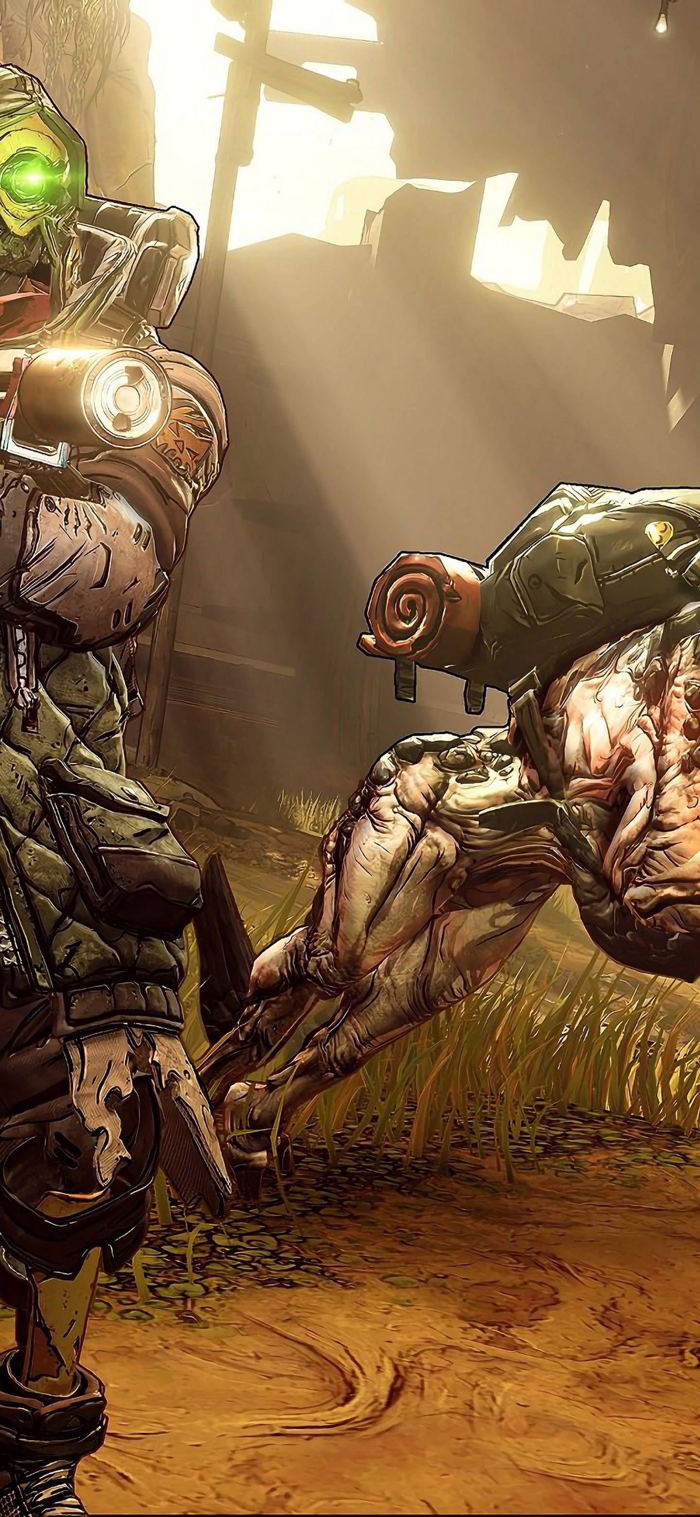 Вступите в Borderlands Шпалери