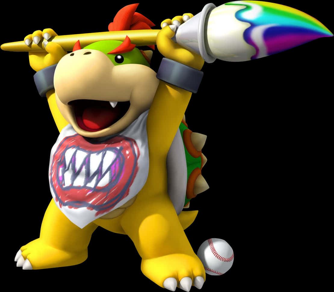Bowser_ Baseball_ Лють Шпалери