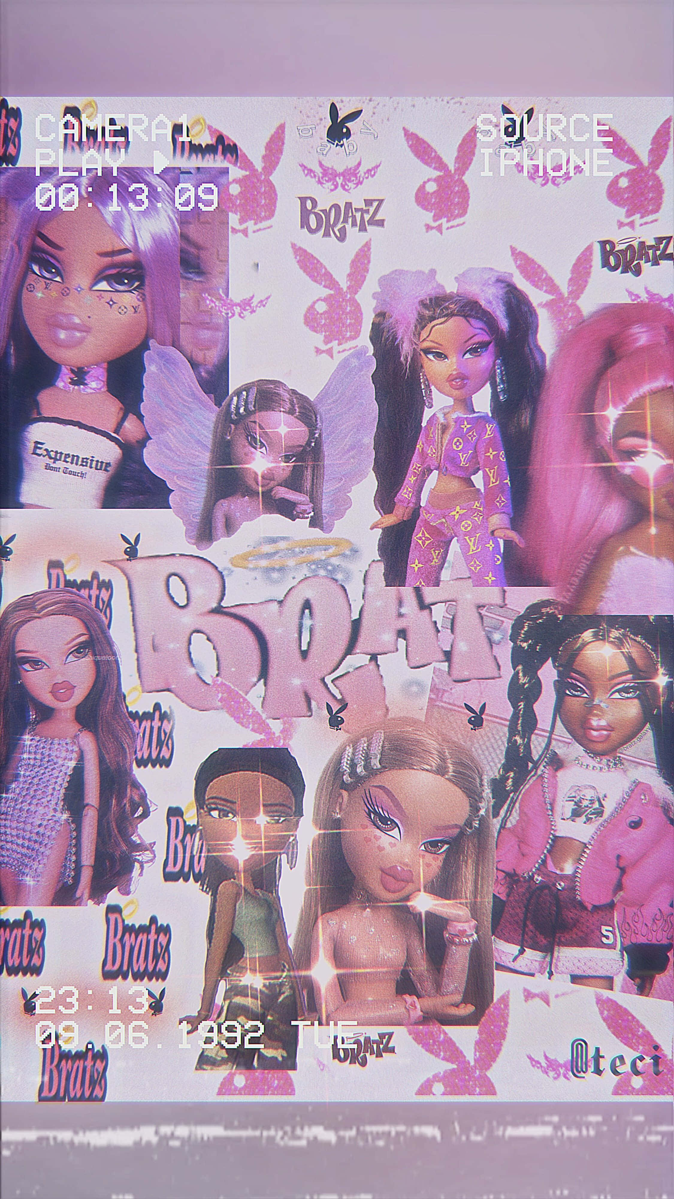 Весела та зухвала естетика Bratz Шпалери