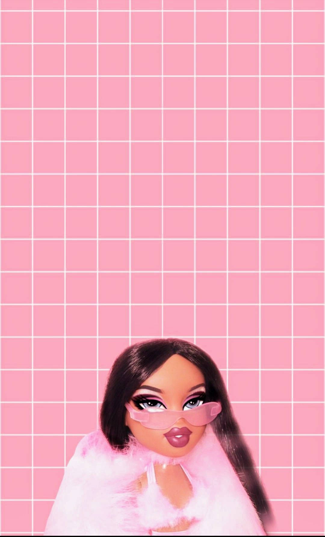 Bratz Ясмін в розовому хутру Шпалери