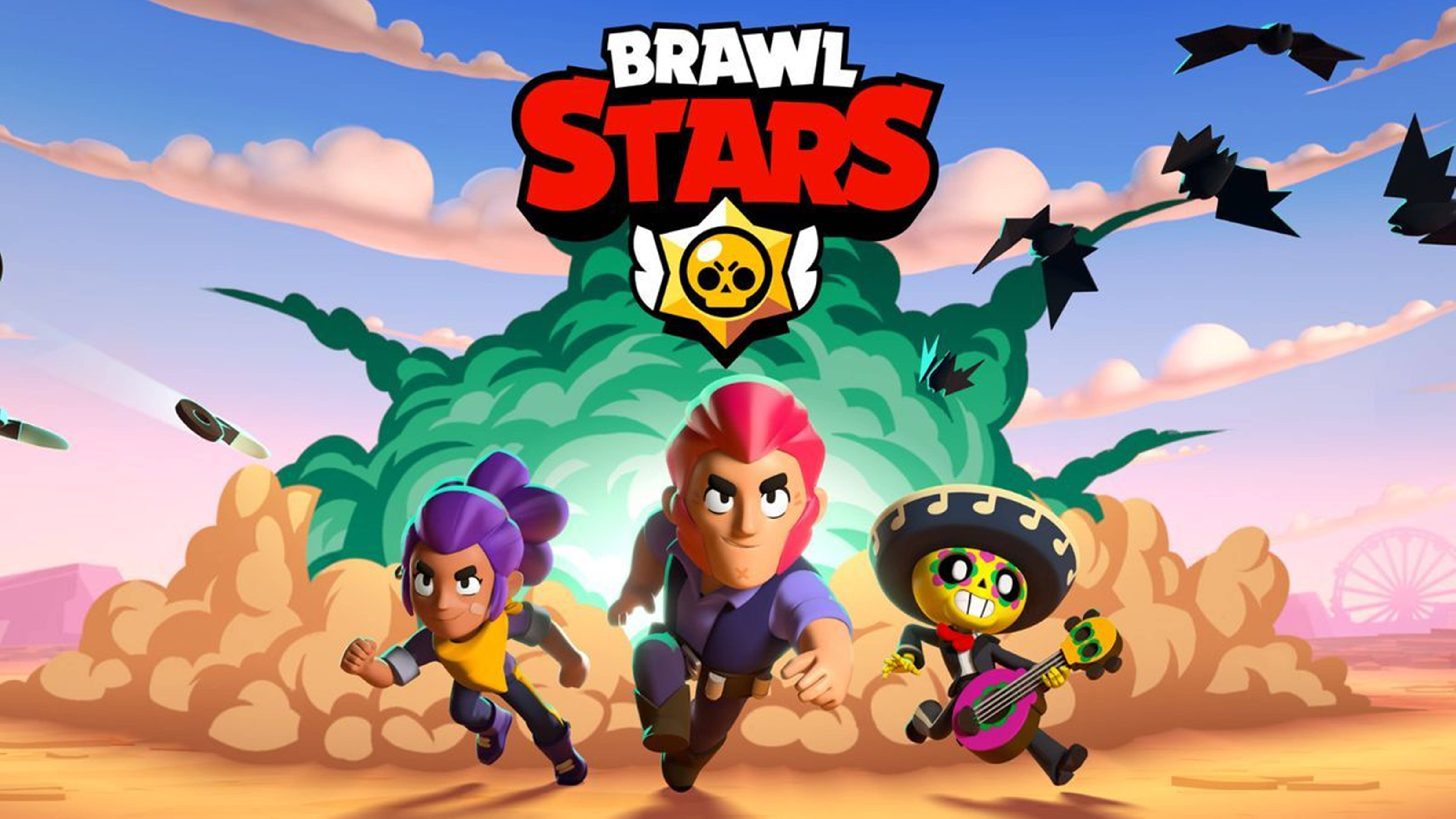 Вибухова заставка Brawl Stars 4K Шпалери