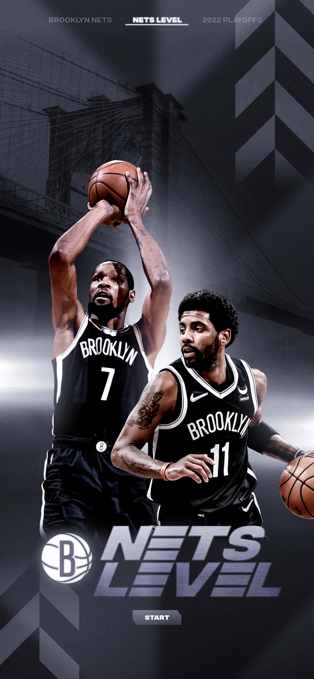 Готовьтесь к действию с Brooklyn Nets Шпалери