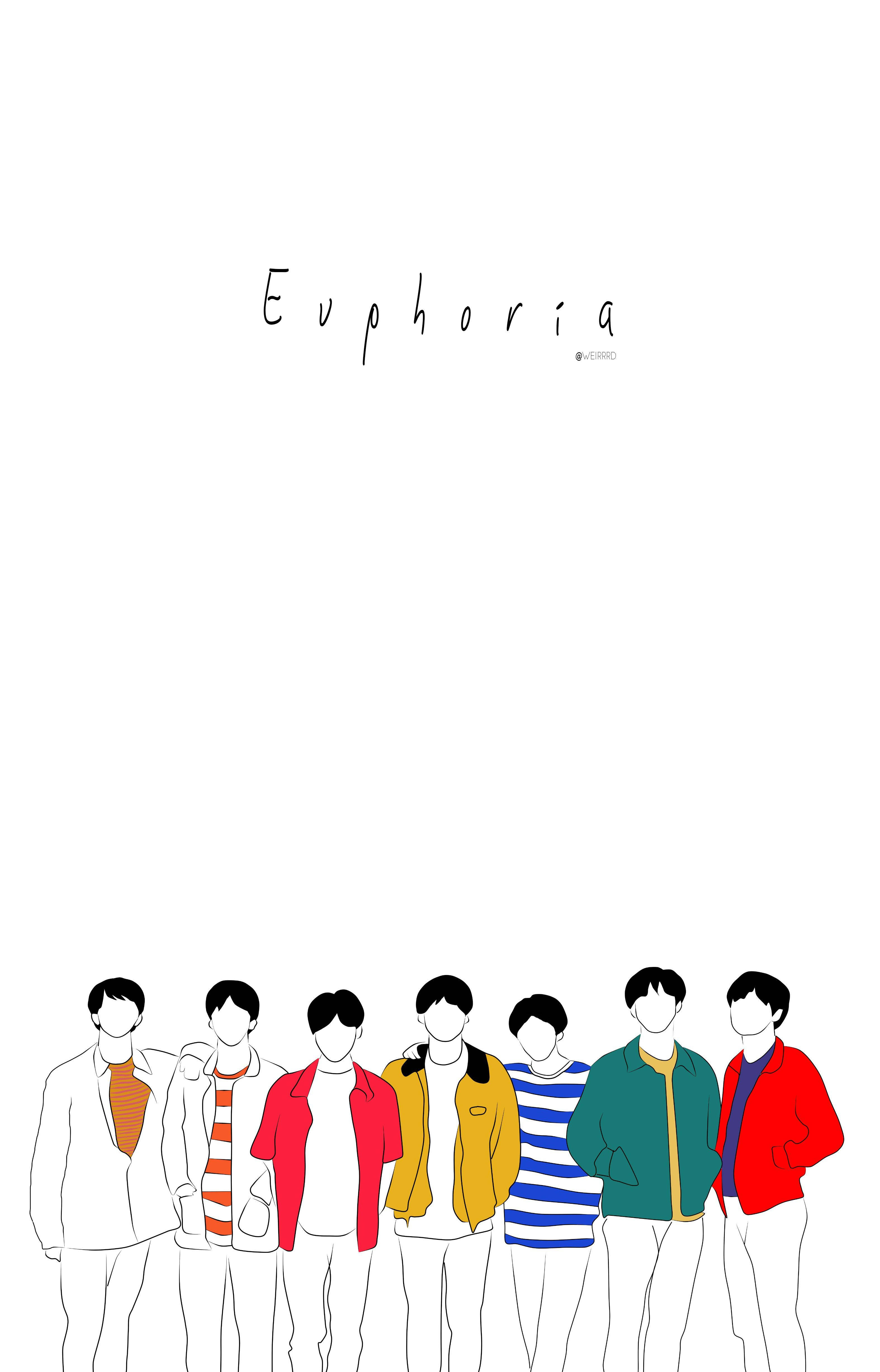 Милый мультяшный телефонный тема BTS Шпалери