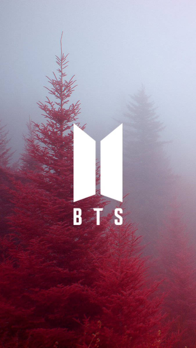 Естетика логотипу BTS Шпалери