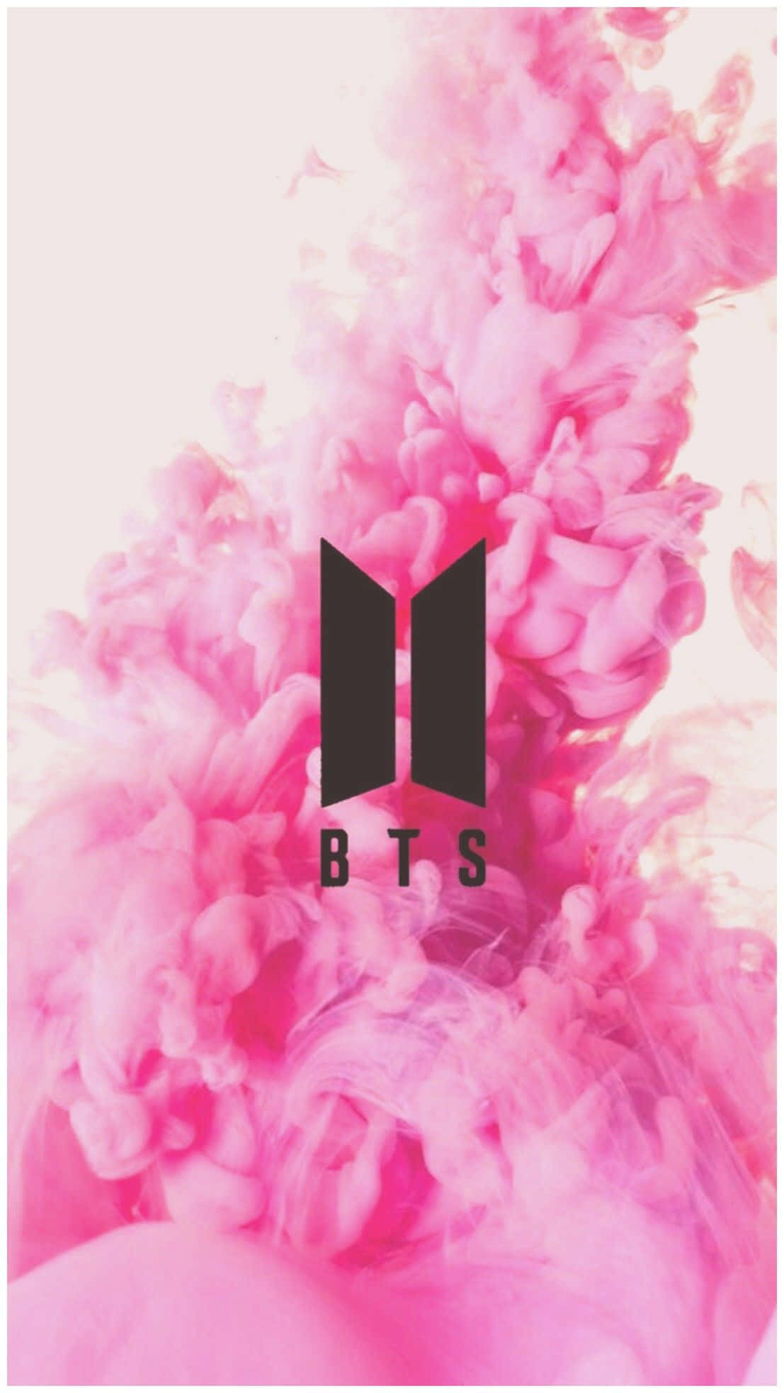 BTS Логотип Рожевий Дим Милий Дівчачий Айпад Шпалери