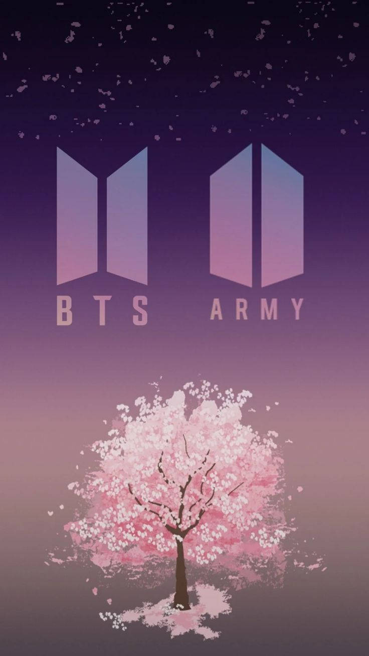 Логотип BTS та ARMY Шпалери