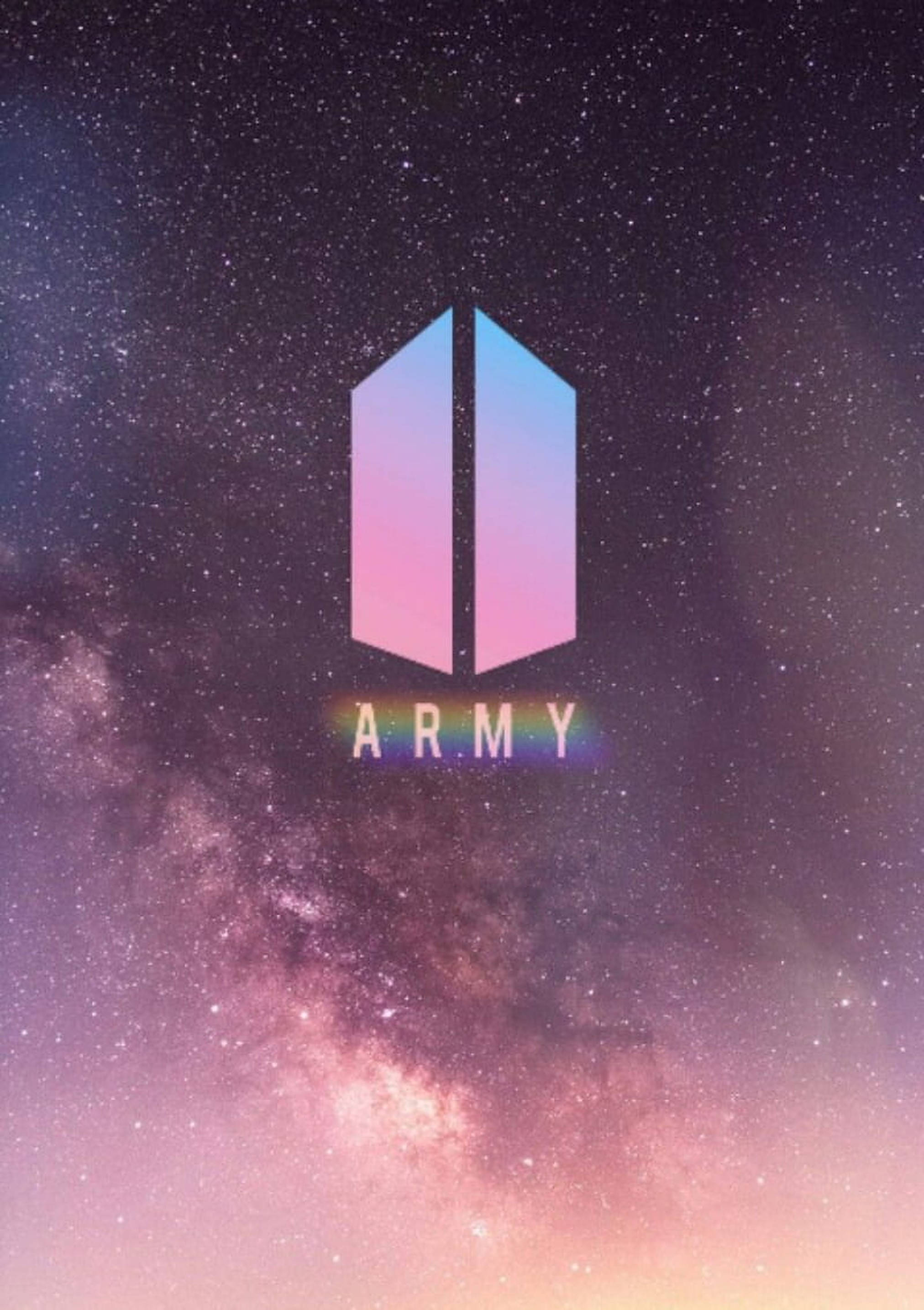 BTS Радужная армия Шпалери