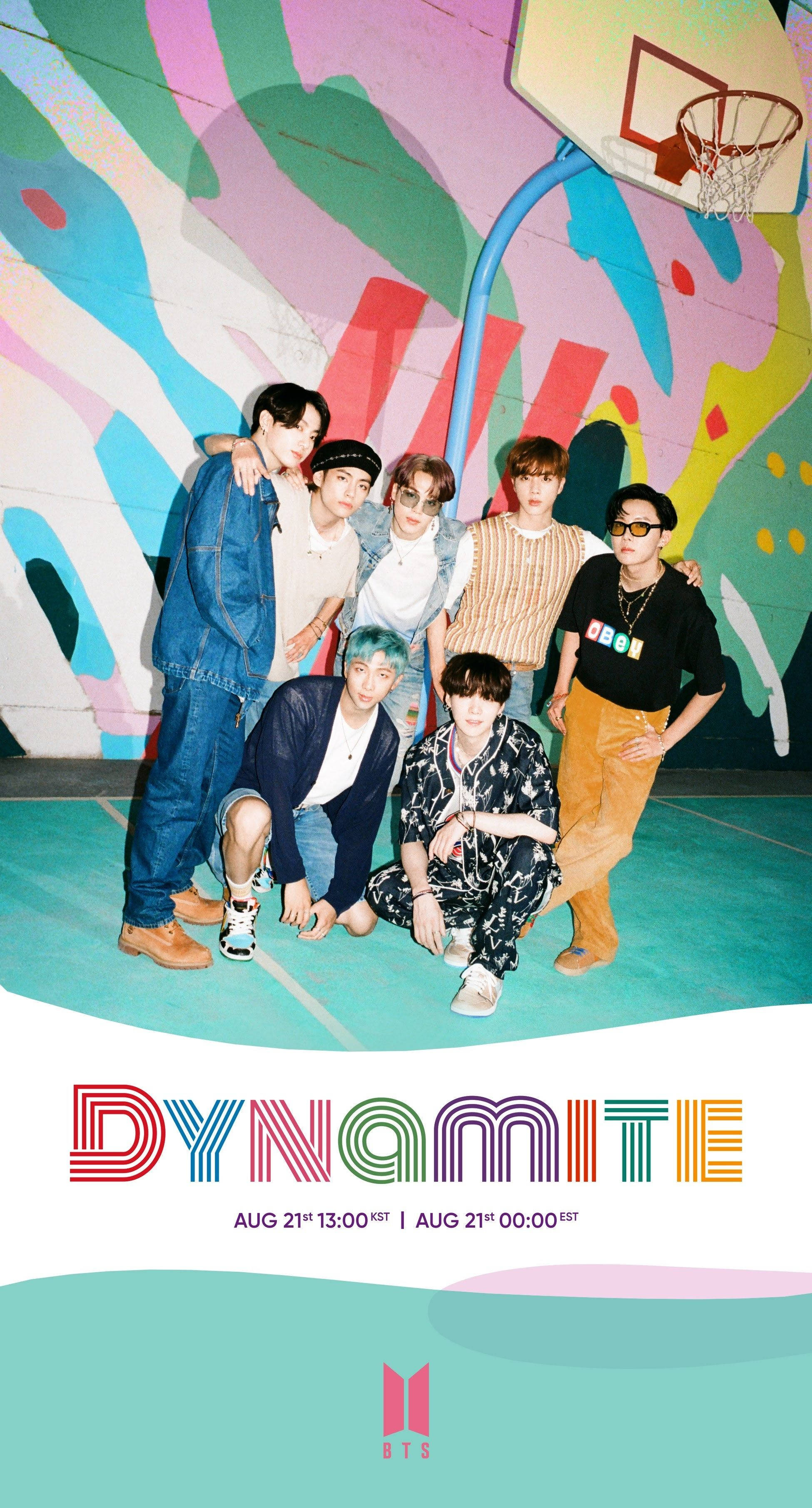 Офіційна дата релізу BTS Dynamite Шпалери