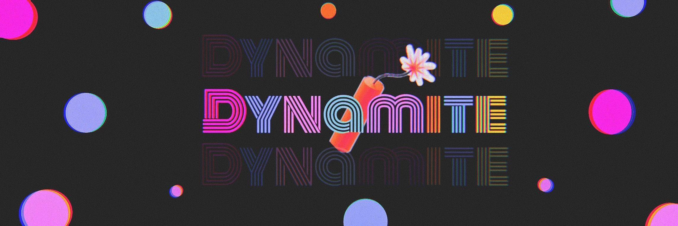 Ноутбук BTS Dynamite з квіткою Шпалери