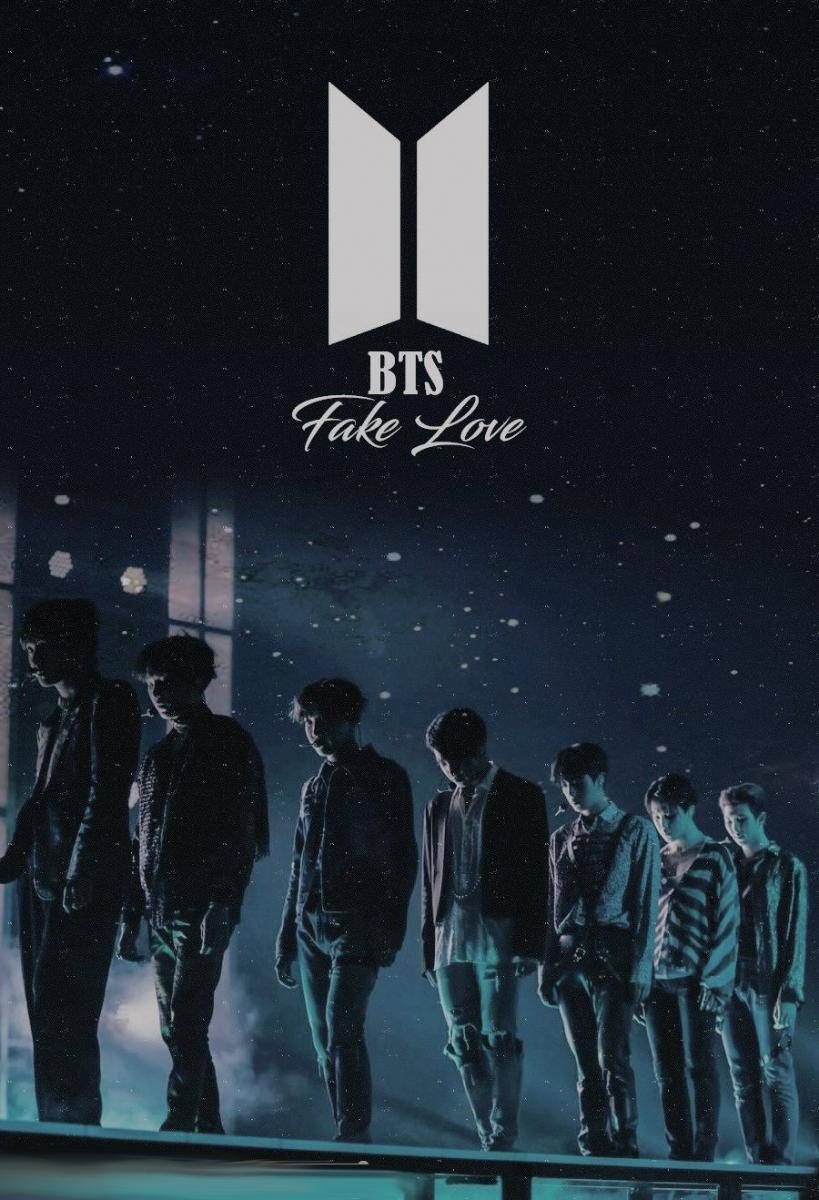 BTS Fake Love склад Шпалери