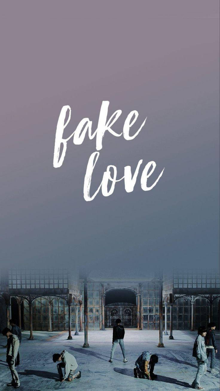 BTS Fake Love Градіентний Переход Шпалери
