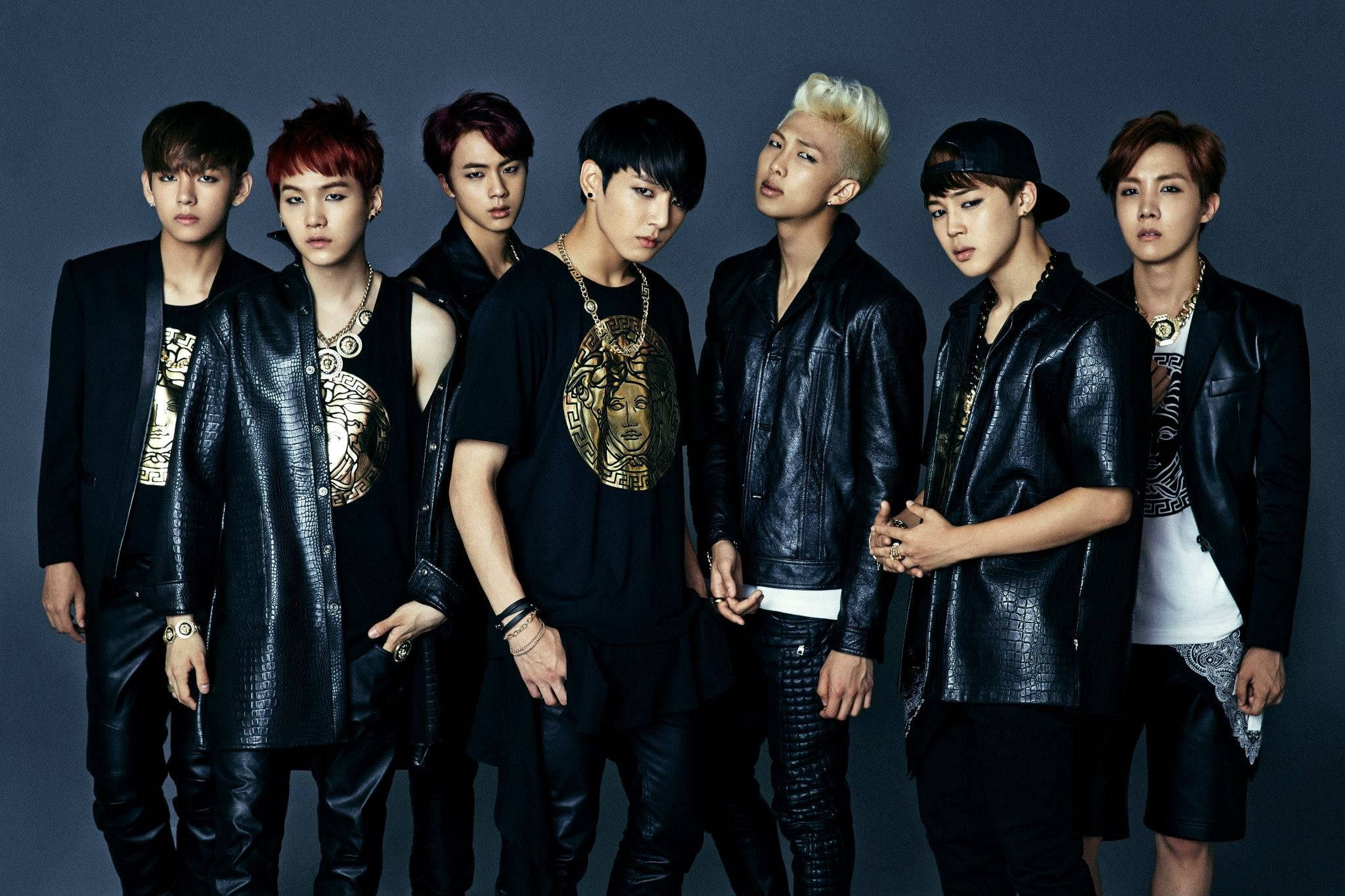 Темний і дикий крутой ноутбук BTS Шпалери