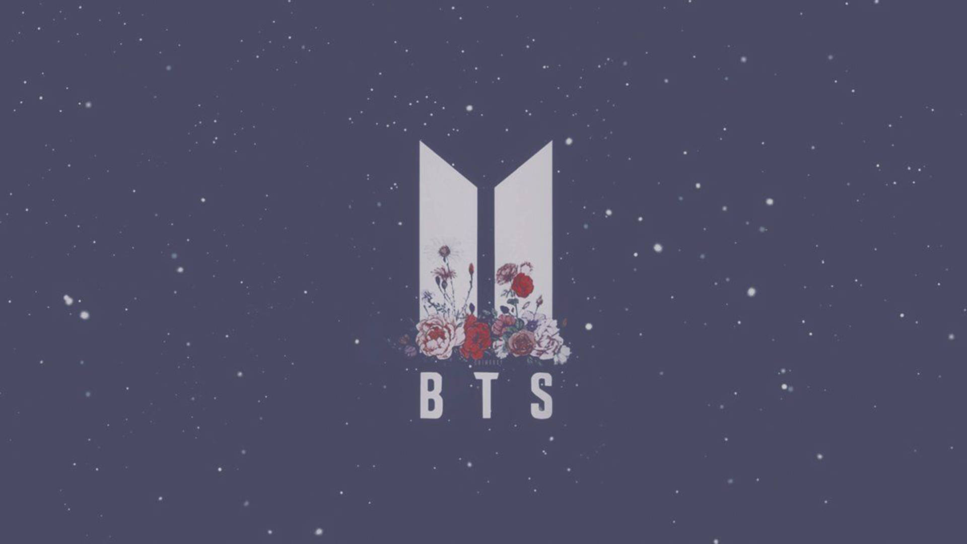 Естетичний логотип BTS для ноутбука Шпалери