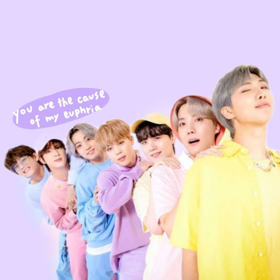 Яскрава BTS естетика Шпалери