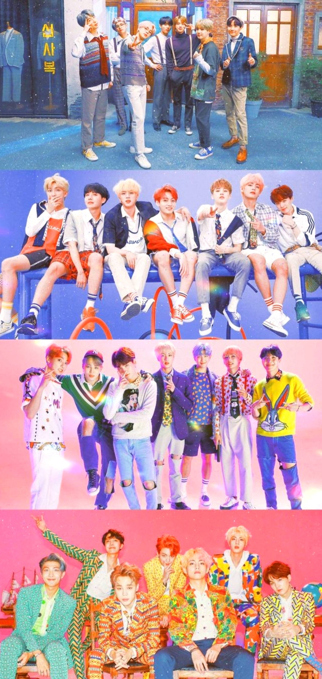 BTS Экран Блокировки Групповые Изображения Шпалери