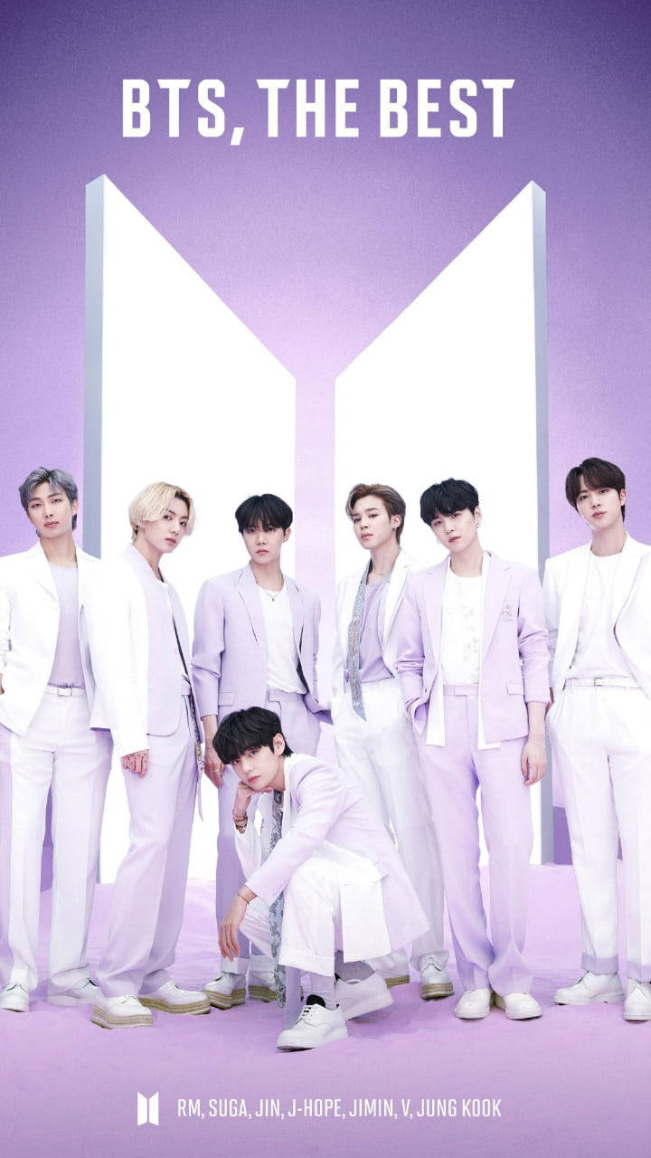 Естетика BTS у фіолетових костюмах Шпалери