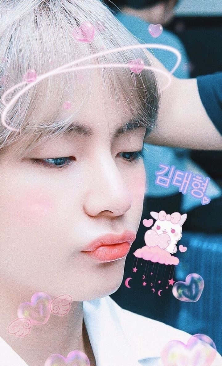 BTS V демонстрирует свой неповторимый стиль Шпалери