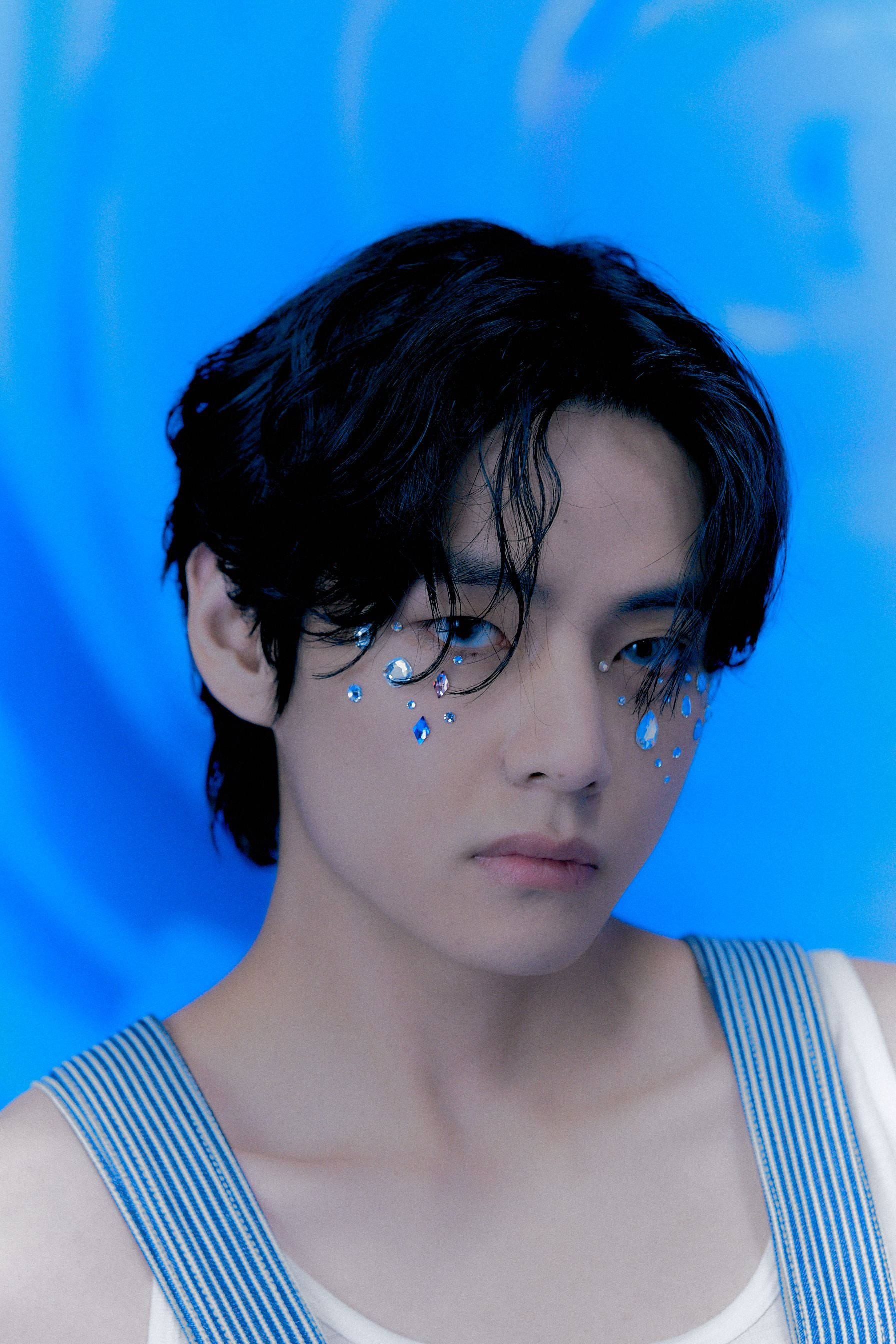 BTS V Кристальні наклейки Шпалери