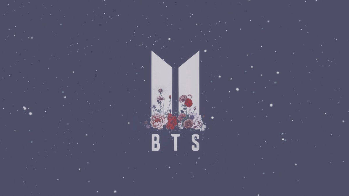 Милий малюнок логотипу BTS Шпалери