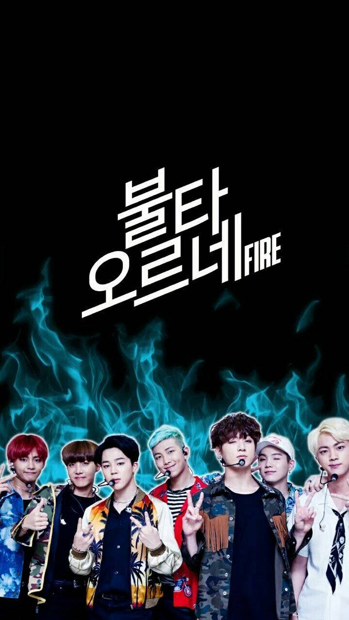 Учасники BTS V, Чонгук, Джімін, Шуга, Джін, RM та Джей-Хоуп, альбом Fire.